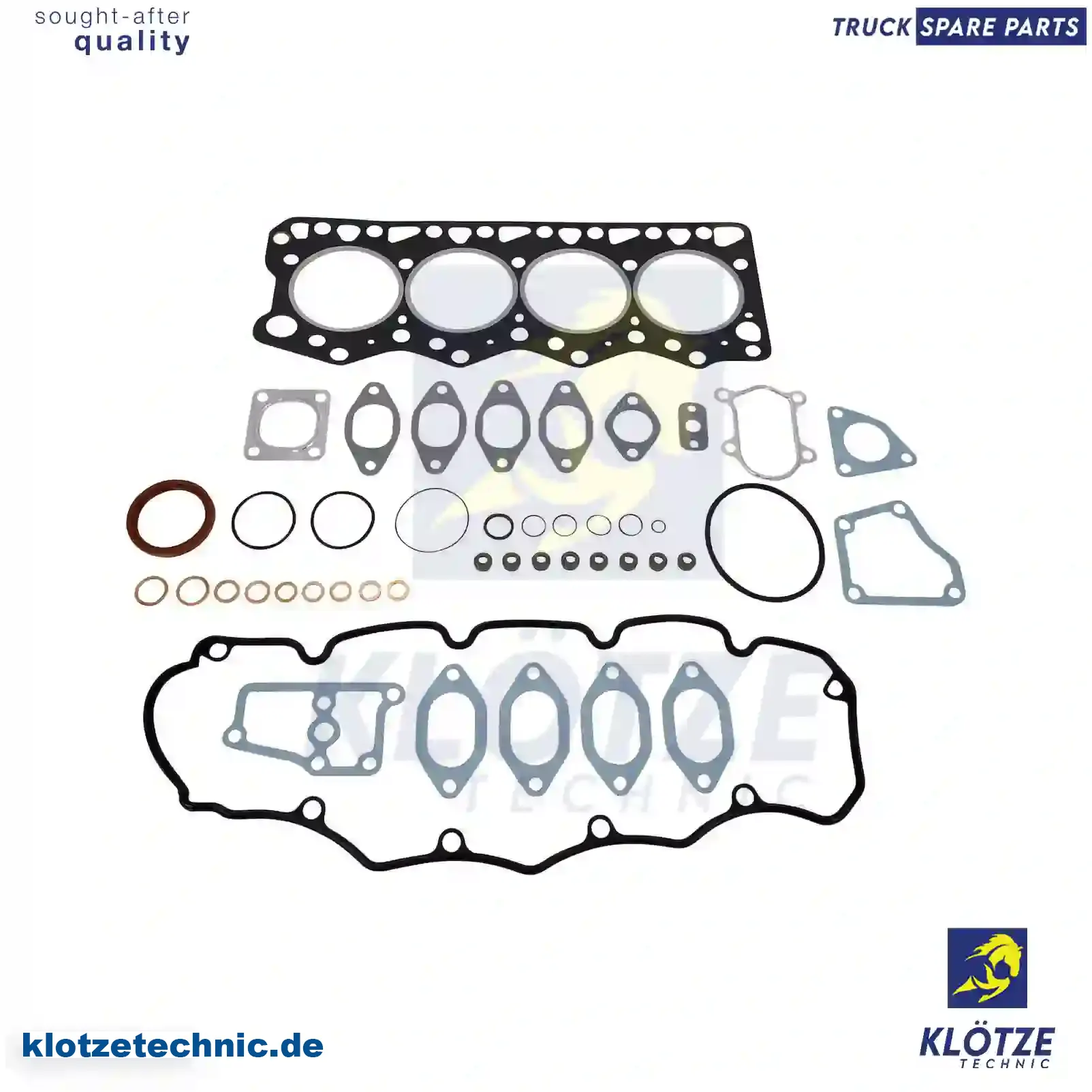 Cylinder head gasket kit, complete, 0197Y3, 0197Y9, 500366528, 71713695, 71718012, 800366528, 99477119, 9162591, 500366528, 98492152, 99477119, 99477120, 4502790, 0197Y3, 0197Y9, 7701206362 || Klötze Technic