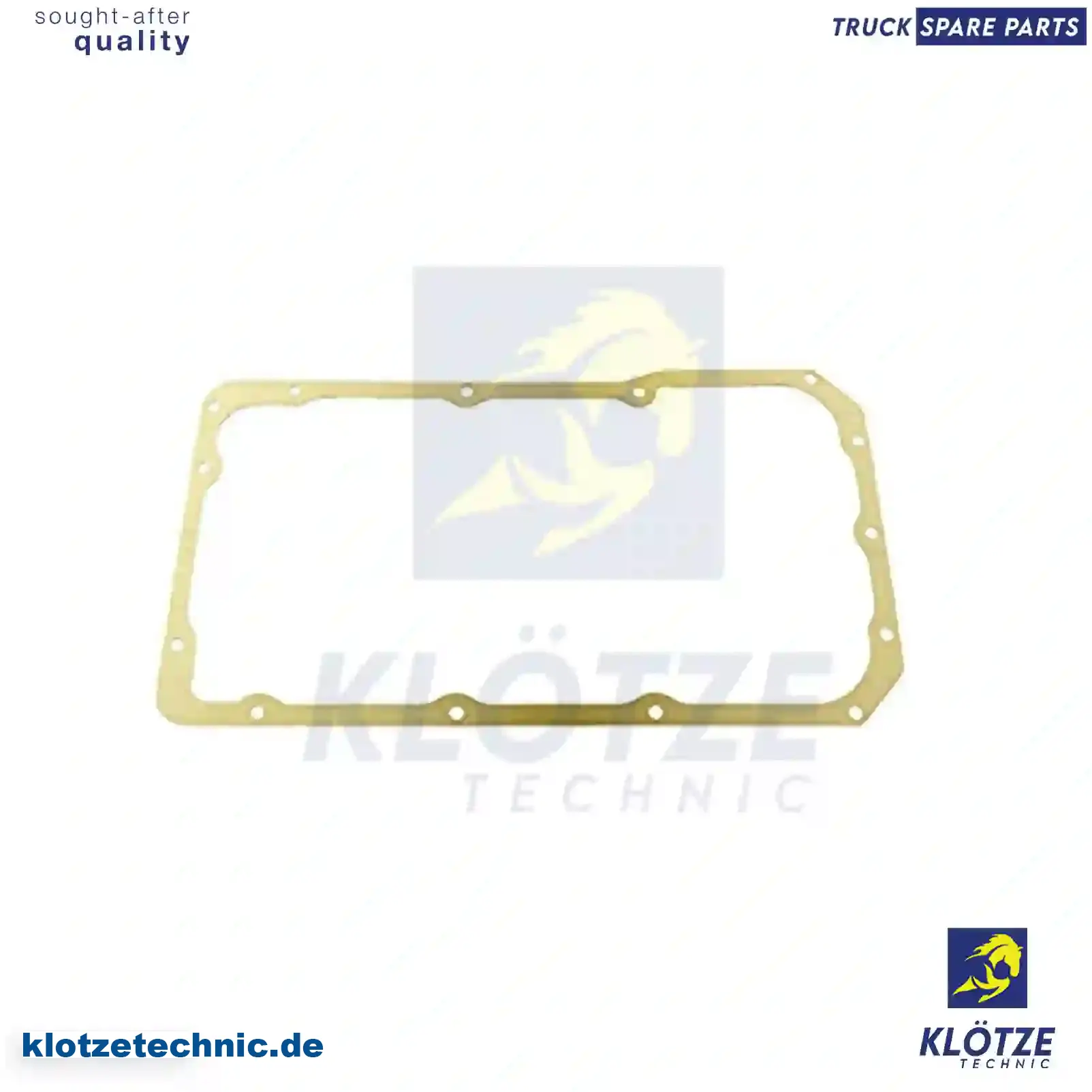 Oil sump gasket, 5410140222, 5410140322, ZG01822-0008 || Klötze Technic