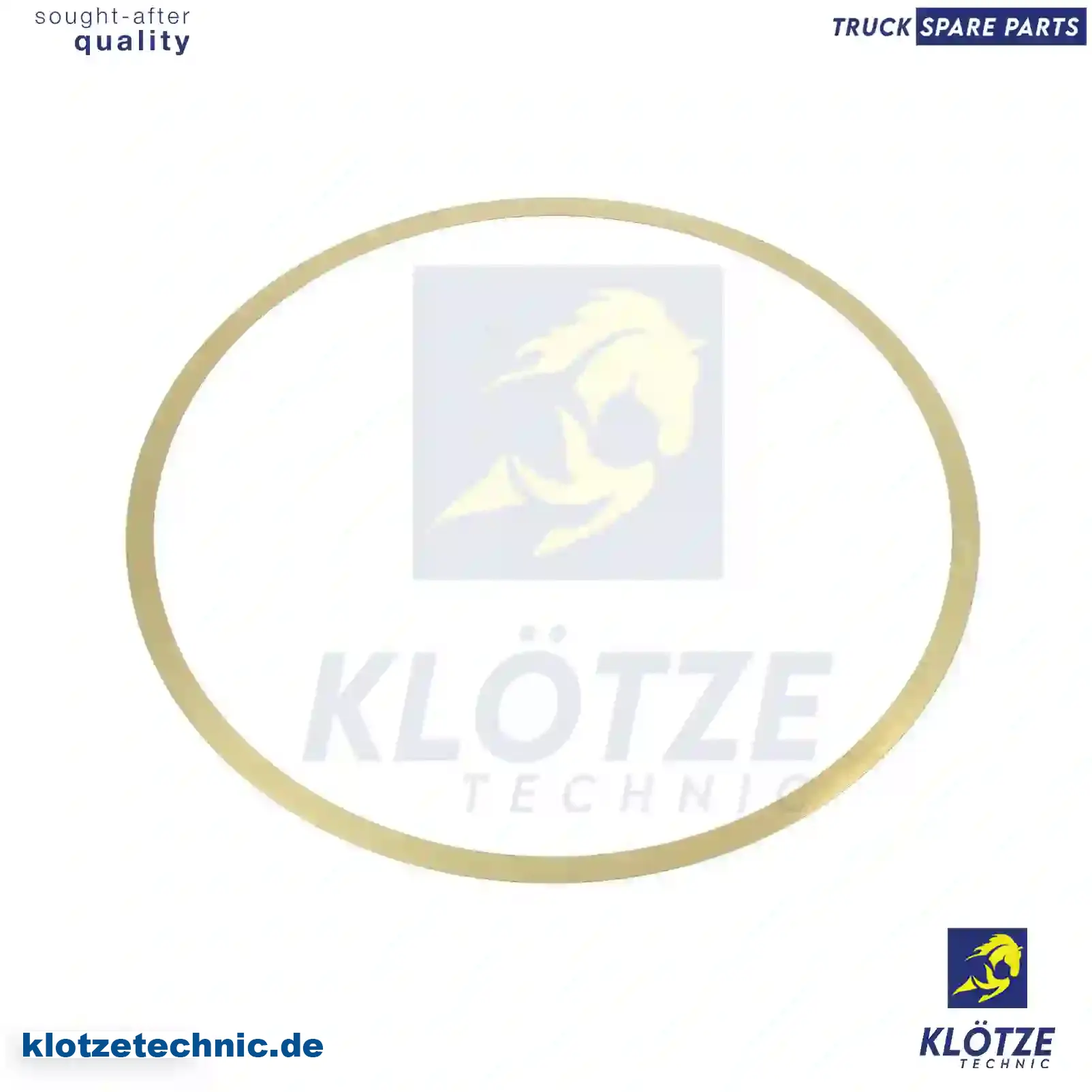 Shim, cylinder liner, 5410110059, 5410110459, ZG02100-0008 || Klötze Technic