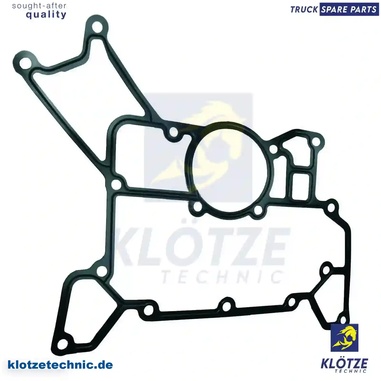 Gasket, oil cooler housing, 5411840480, 5411840580, 5411840680, 5411840780, 5411840980, ZG01248-0008 || Klötze Technic