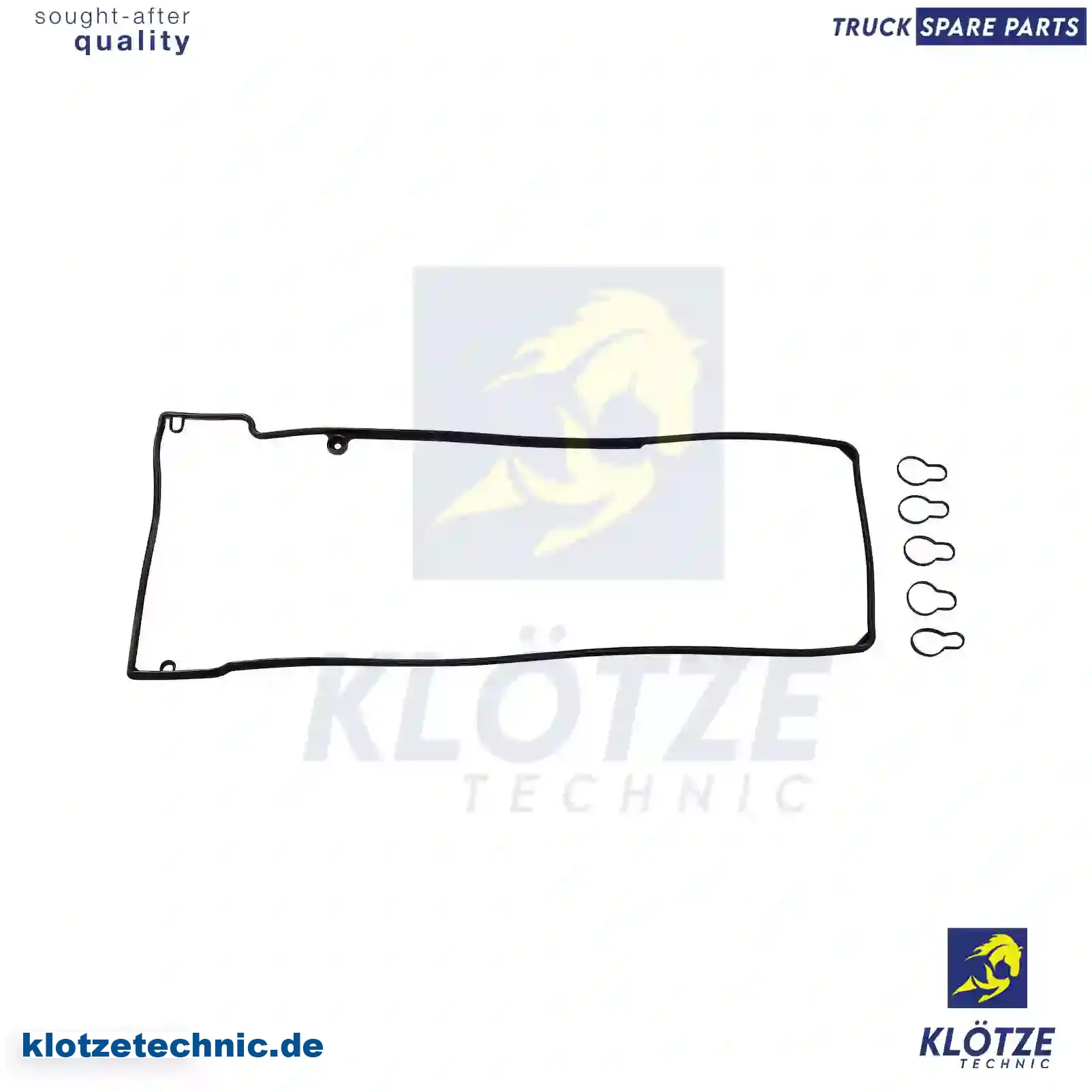 Gasket, cylinder head cover, 6130160121, 6470160121, ZG01189-0008 || Klötze Technic