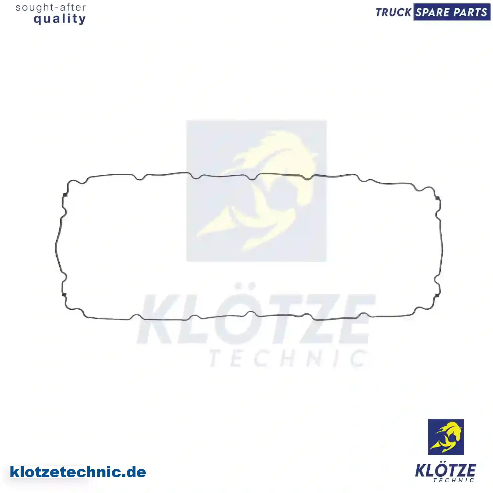 Oil sump gasket, 4710140722, ZG01833-0008 || Klötze Technic