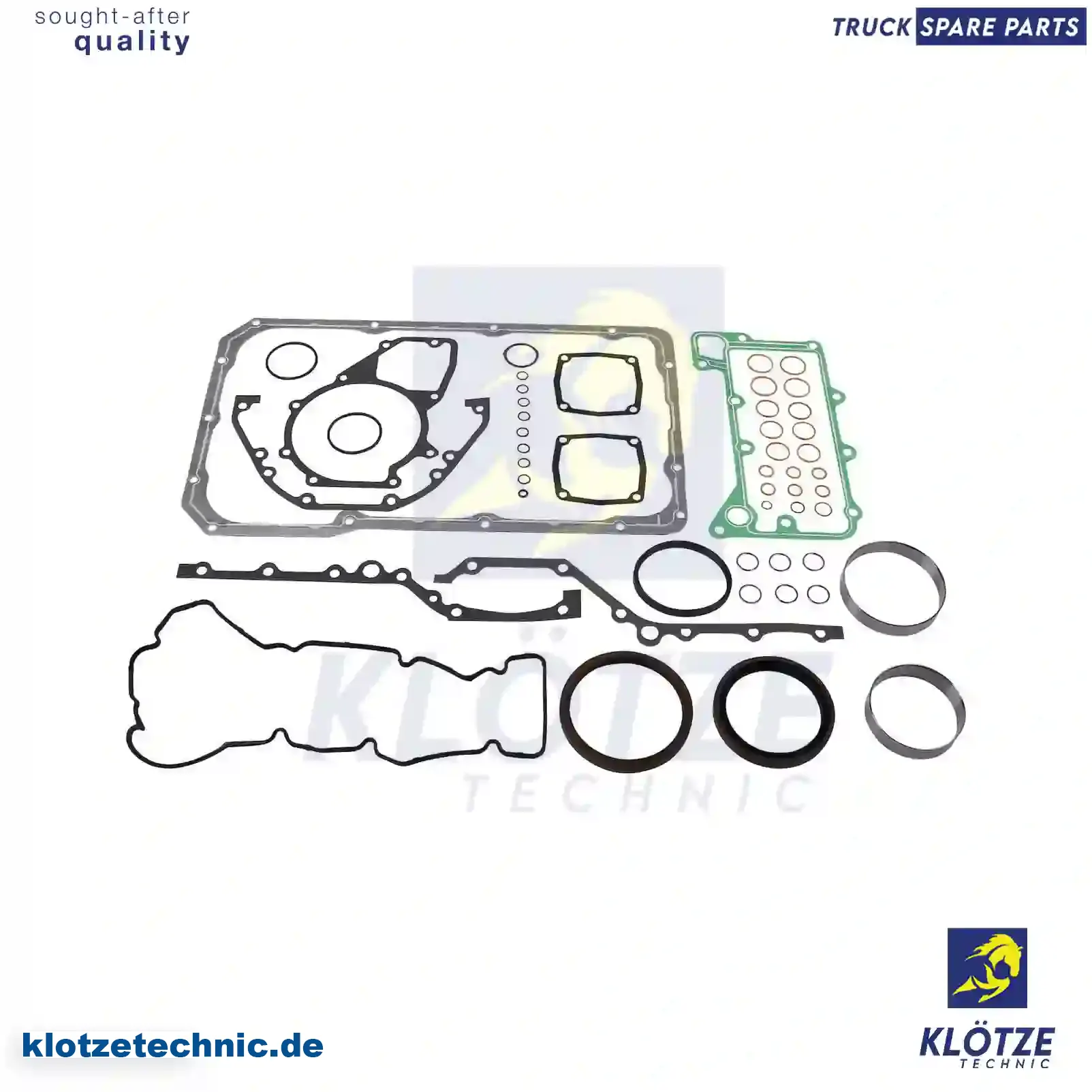 General overhaul kit, complete with race rings, 4210100408 || Klötze Technic