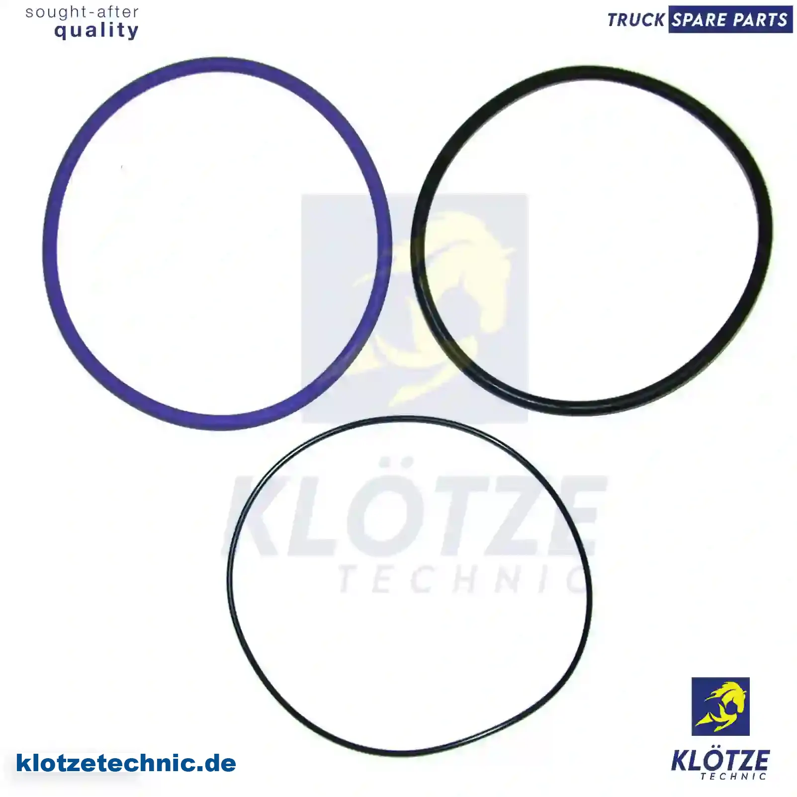 Seal ring kit, cylinder liner, 1546229S, 270788, 271157, 422713S, 424832S, ZG02071-0008 || Klötze Technic