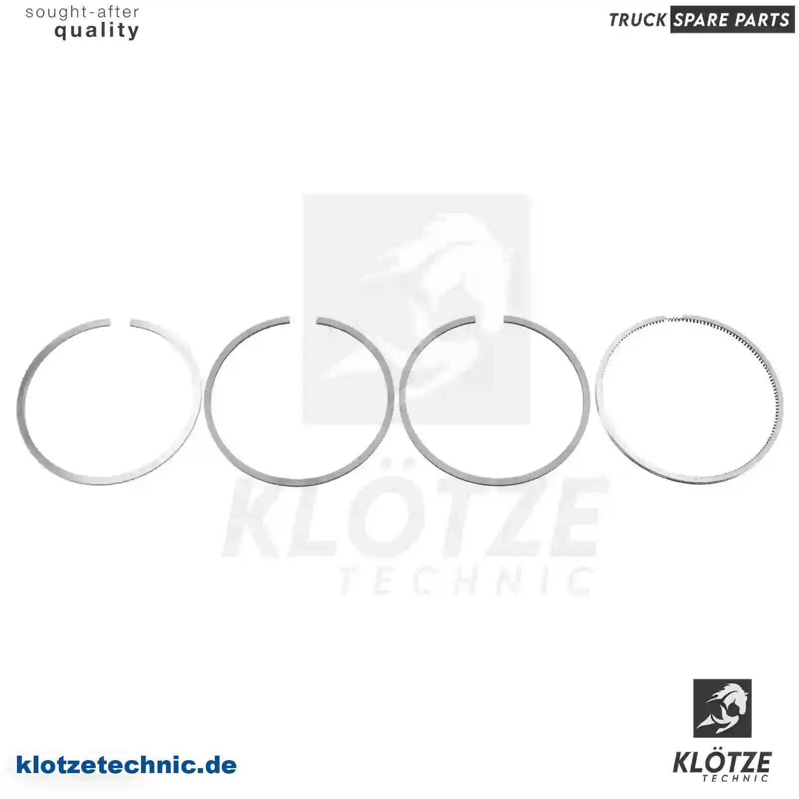 Piston ring kit, 2753044, 275303, 275304, 422795 || Klötze Technic