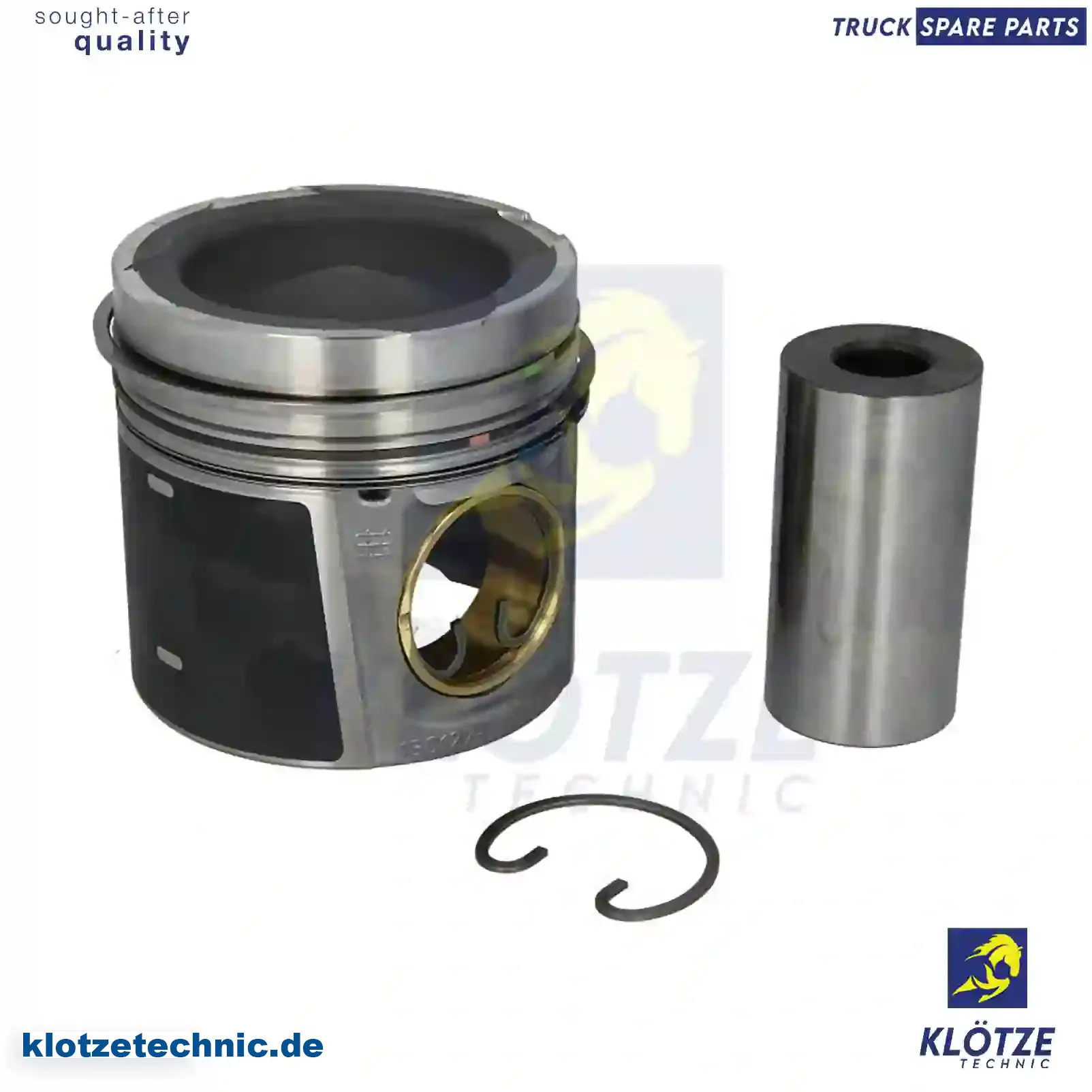 Piston, complete with rings, 1814008, 1853927, 1865030 || Klötze Technic