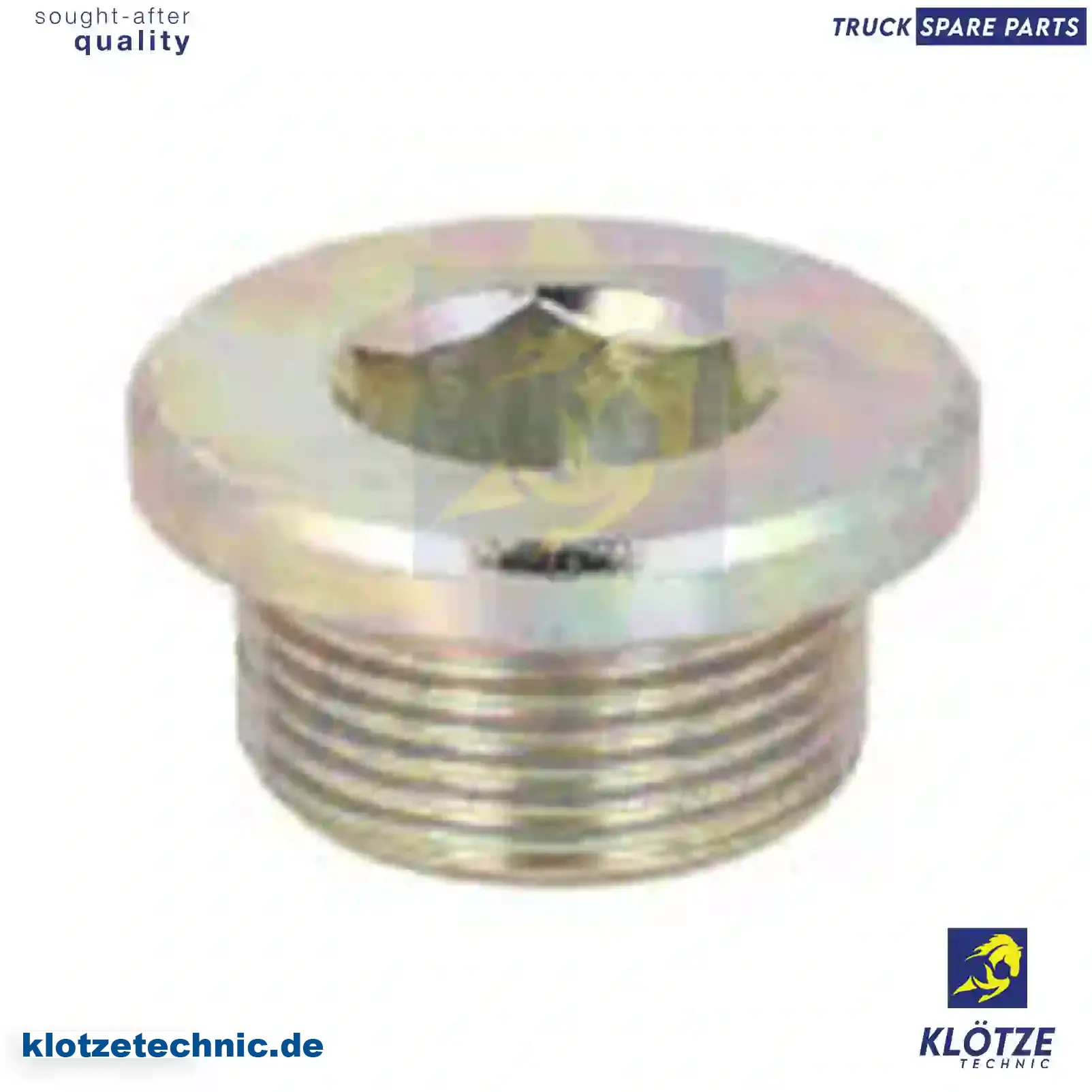 Screw plug, oil sump, with magnet, 09926707, 42470206, 4039970032, 4039970230, ZG01974-0008 || Klötze Technic