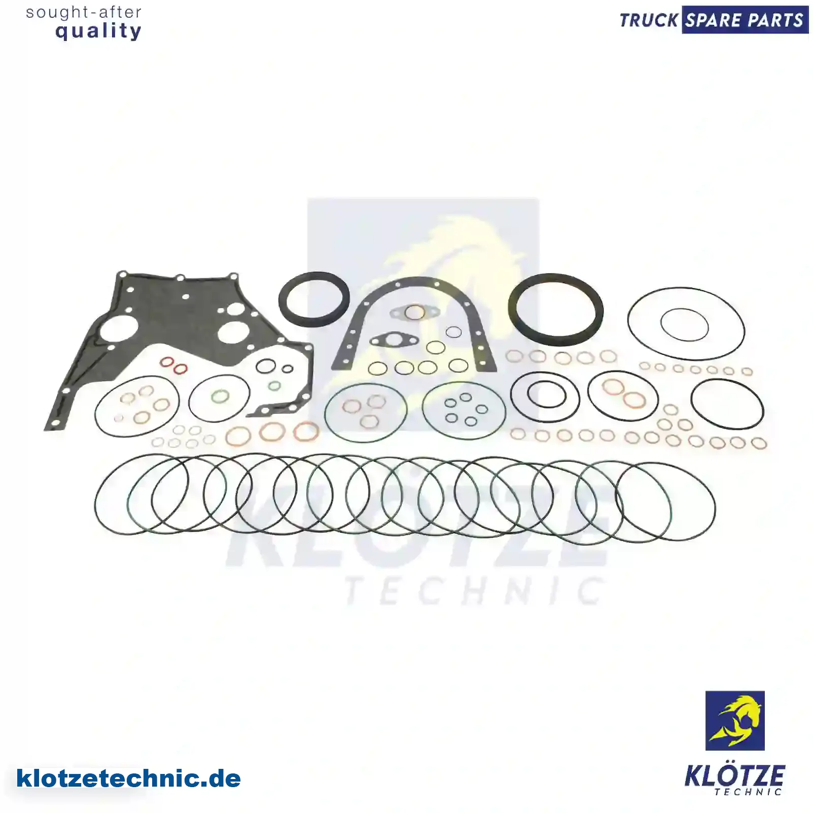 Gasket kit, crankcase, 5000793902, 50018 || Klötze Technic