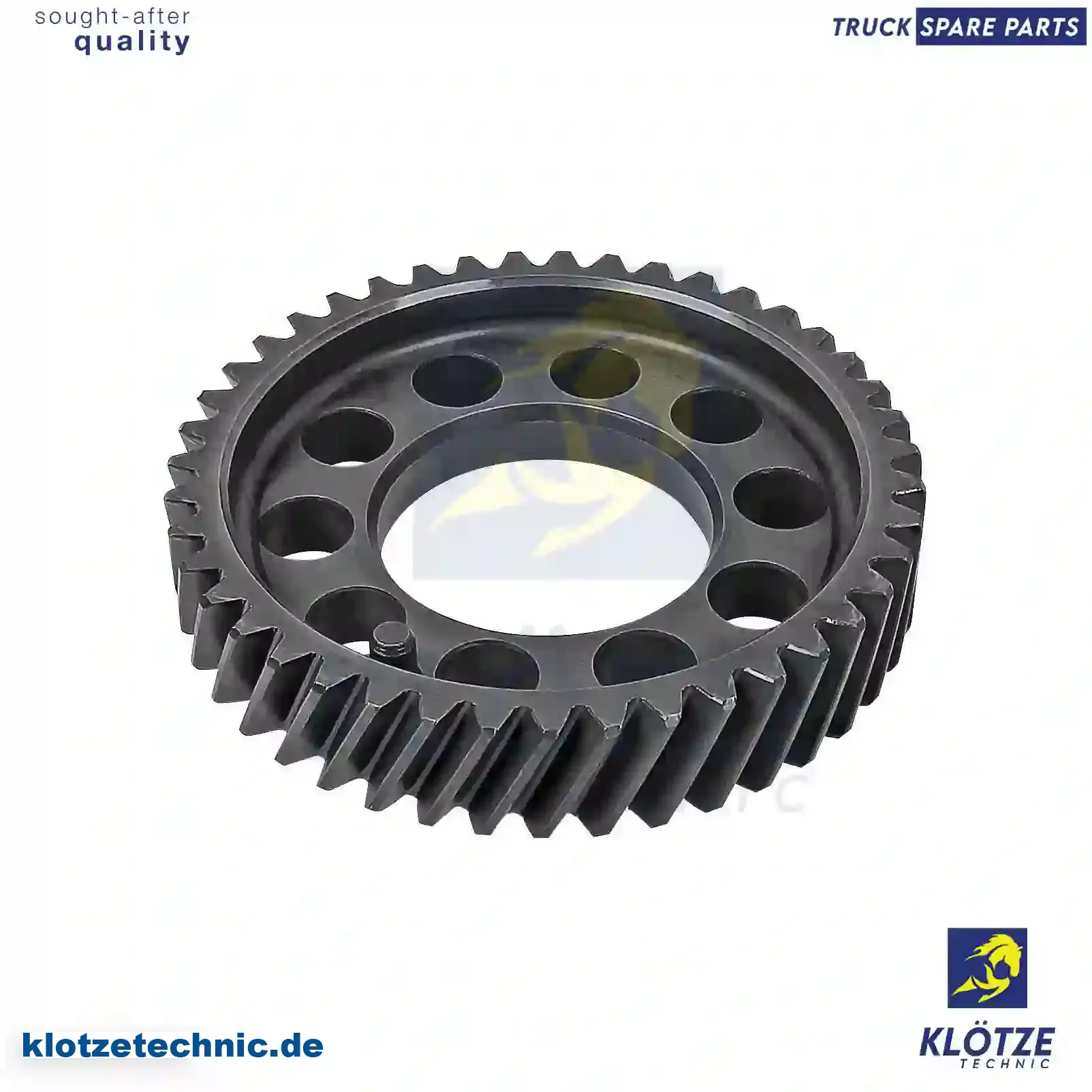 Crankshaft gear, 51021150066, 51021150071, 51021156006, 51021156007, 51021156008, 51021156058, 51021156074, 51021156076, 51021156080, 4030500303 || Klötze Technic