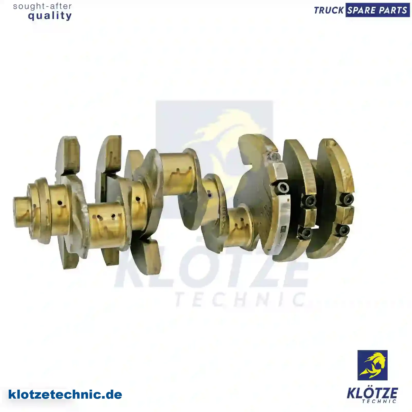 Crankshaft, without bearings, 4020302501, 4220300601, 4220301301, 4220301401, 4220302001, 4220302401, 4220303701, 4220303801, 4220304401, 422030440180 || Klötze Technic