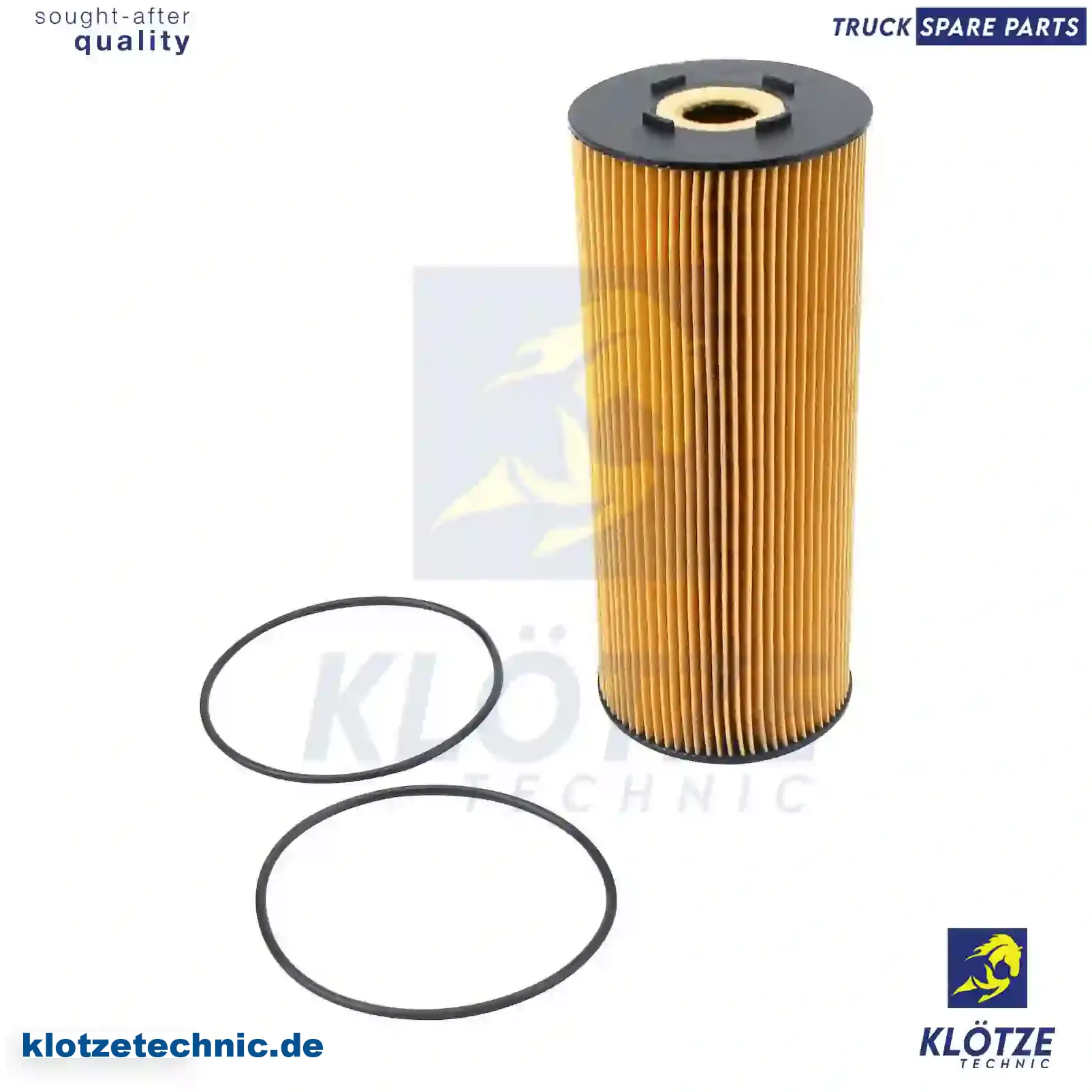 Oil filter insert, 3661840525, 4411800009, 4411800109, 4411800209, 4411800309, 441180030910, 5001846629, 5021107381, 83119970420 || Klötze Technic