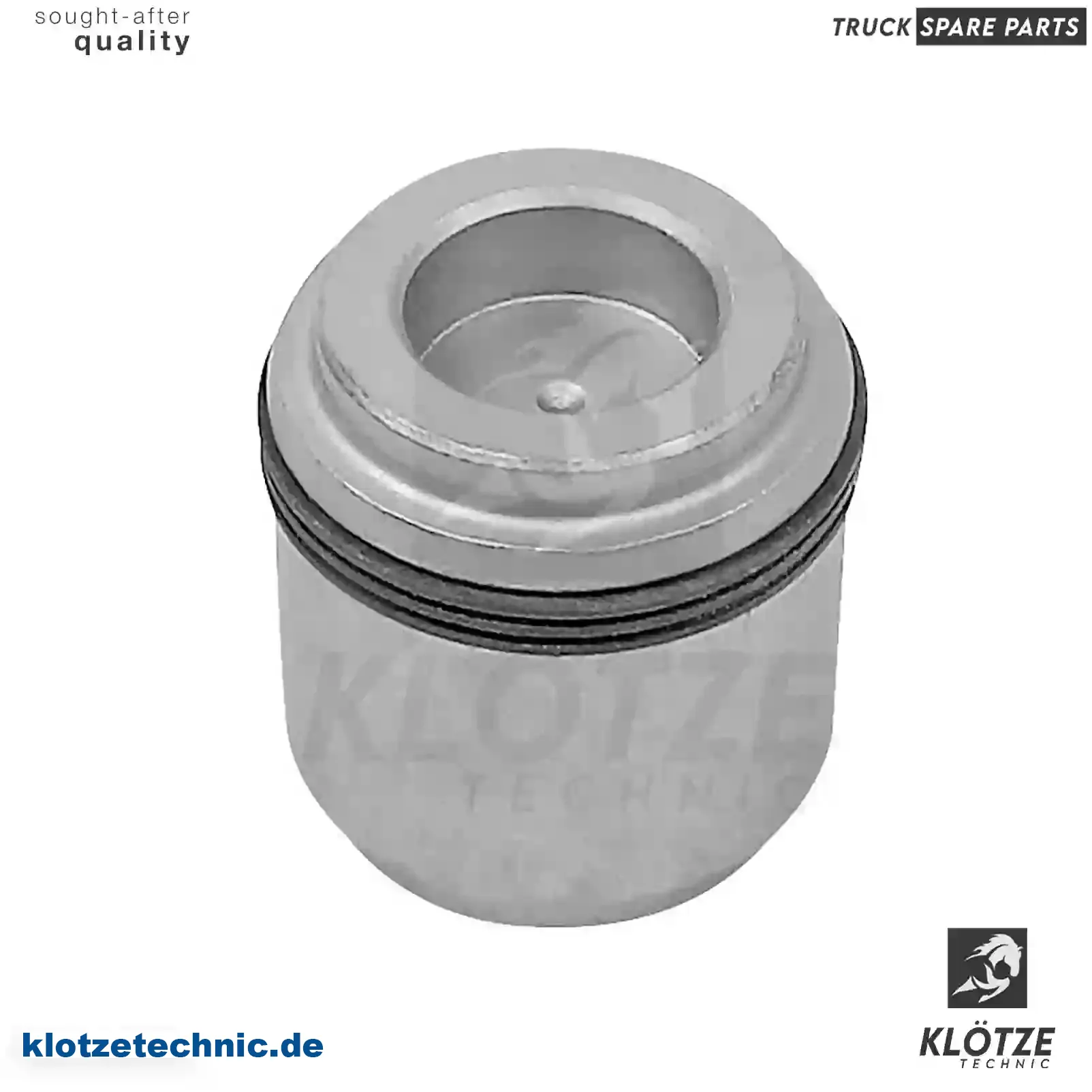 Piston, constant throttle, with seal ring, 4420160063, 4420160290, 4429975047, 5410160090, 5410160290, 5410160490, 5410160690 || Klötze Technic