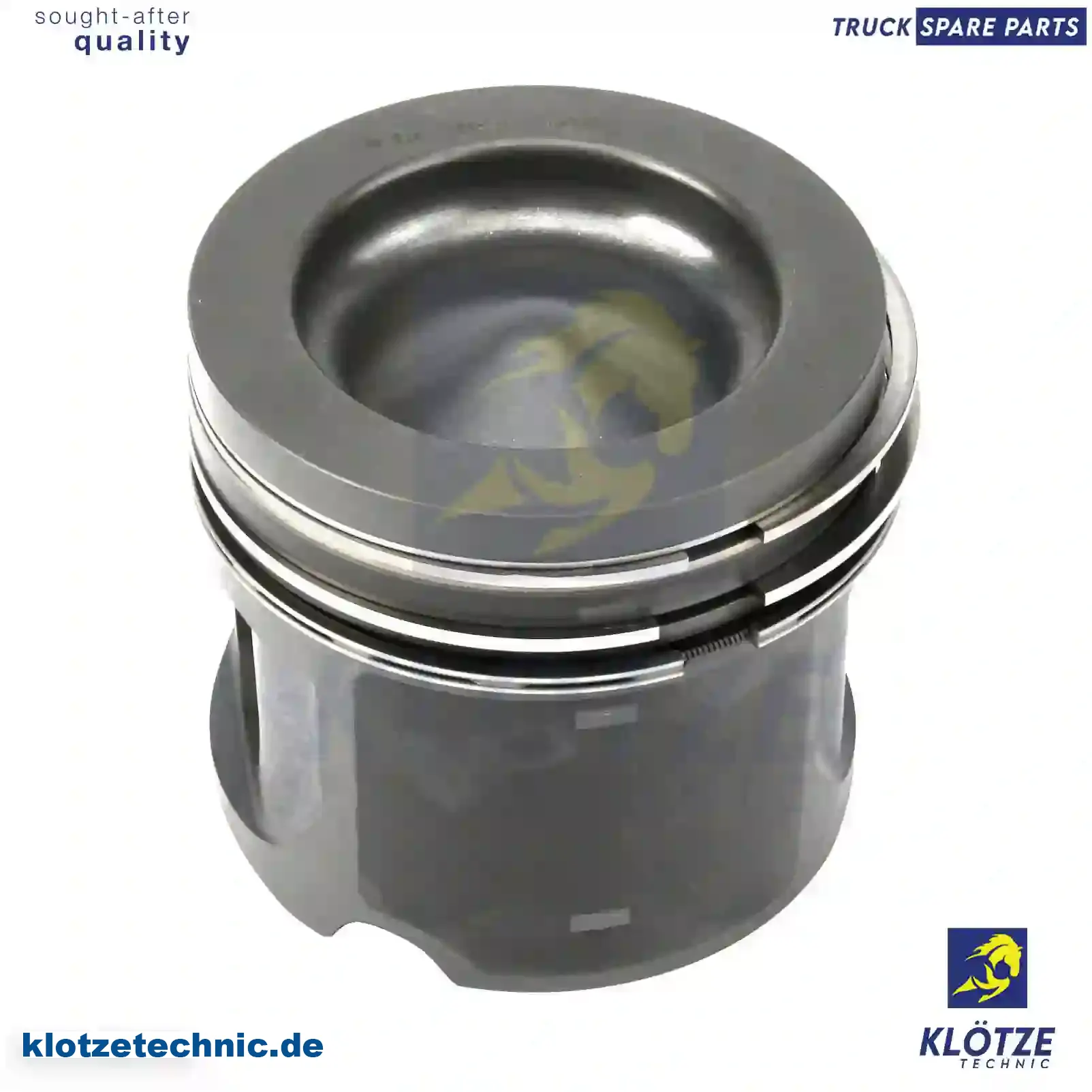 Piston, complete with rings, , || Klötze Technic