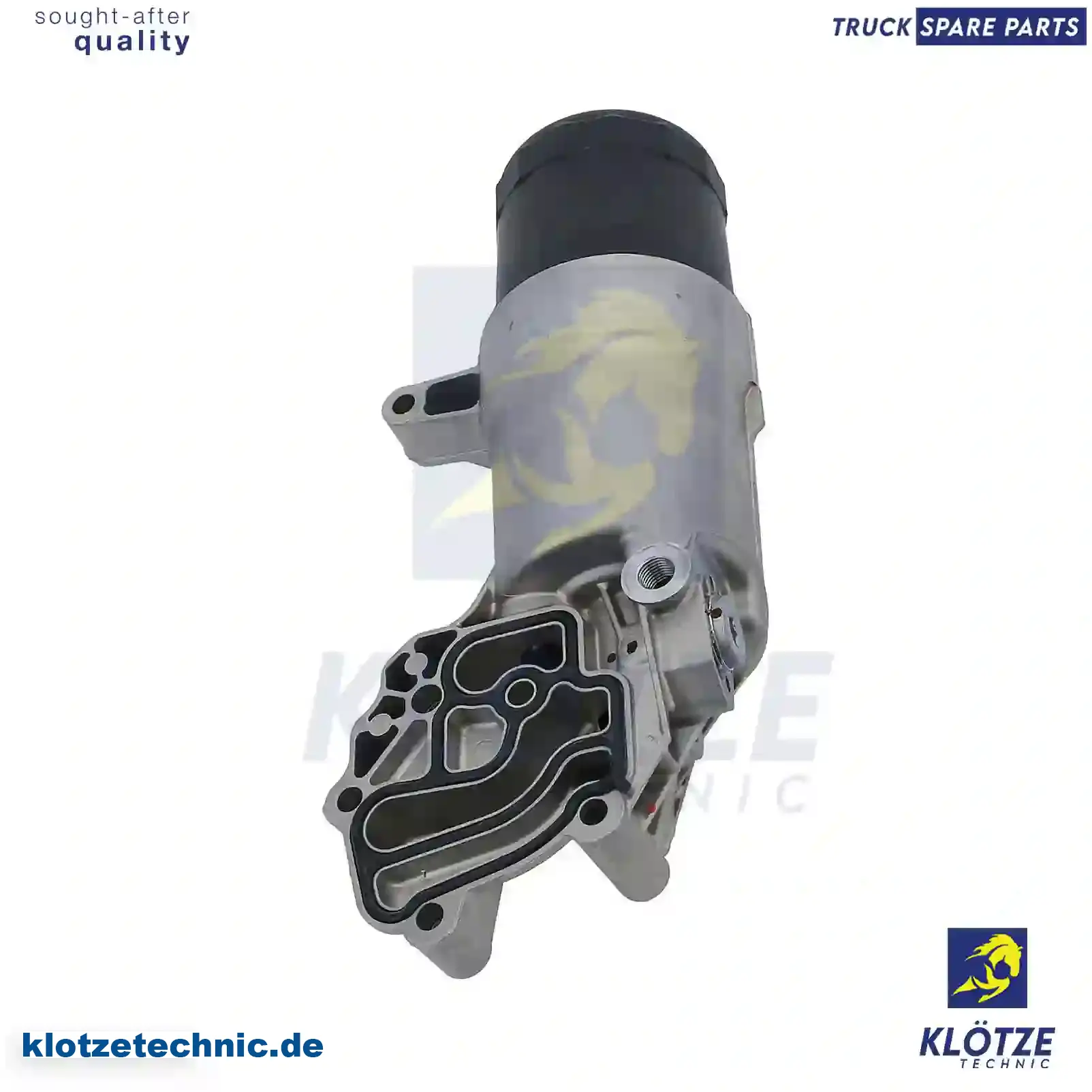 Oil filter housing, complete, with filter, 9061801210, 9061801710, ZG01729-0008 || Klötze Technic