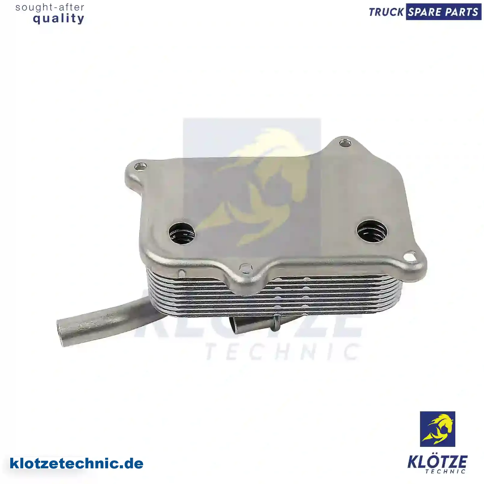 Oil cooler, without filter housing, 0121880301, 1121800301, 1121880301, 1121880401 || Klötze Technic