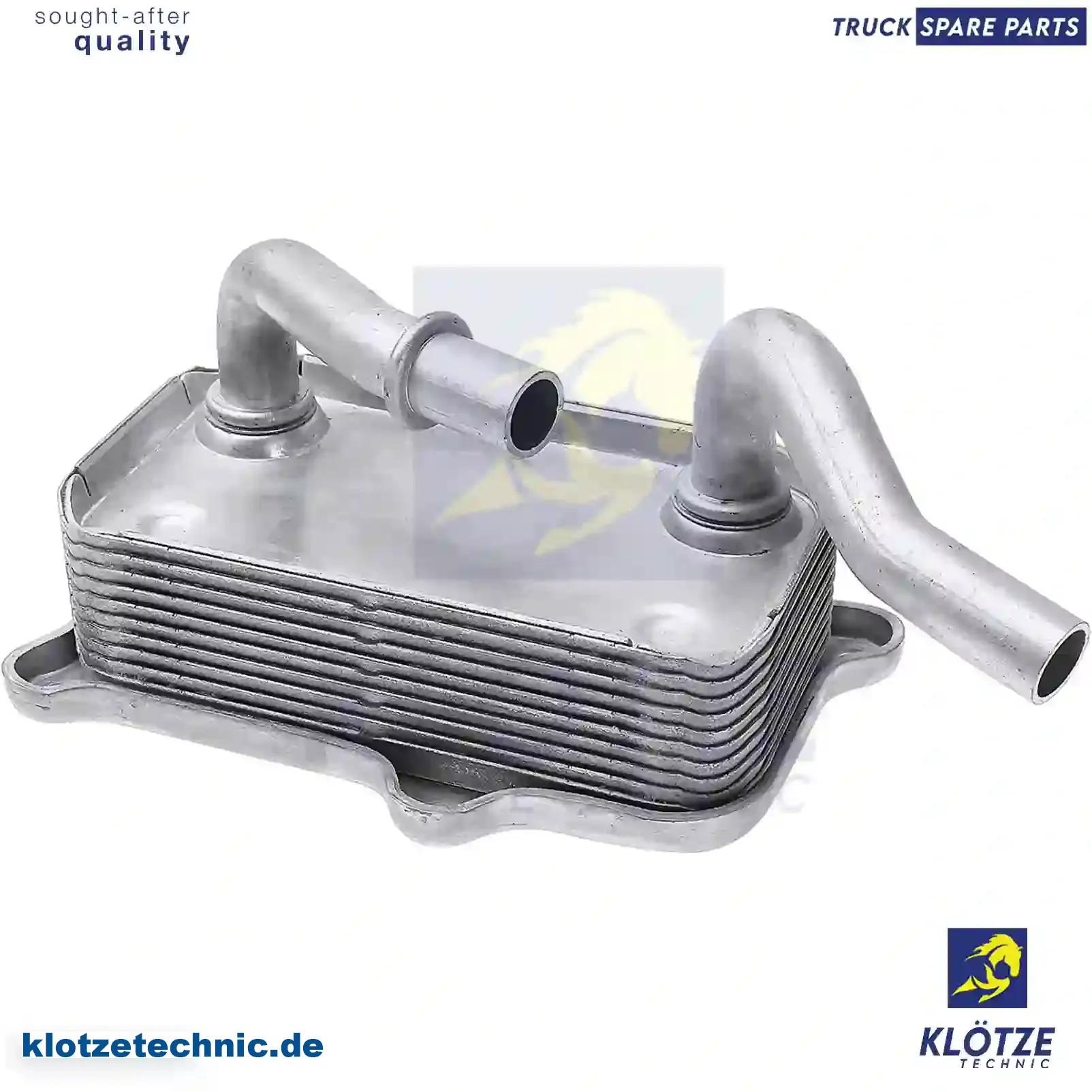 Oil cooler, with filter housing, 1121800311 || Klötze Technic