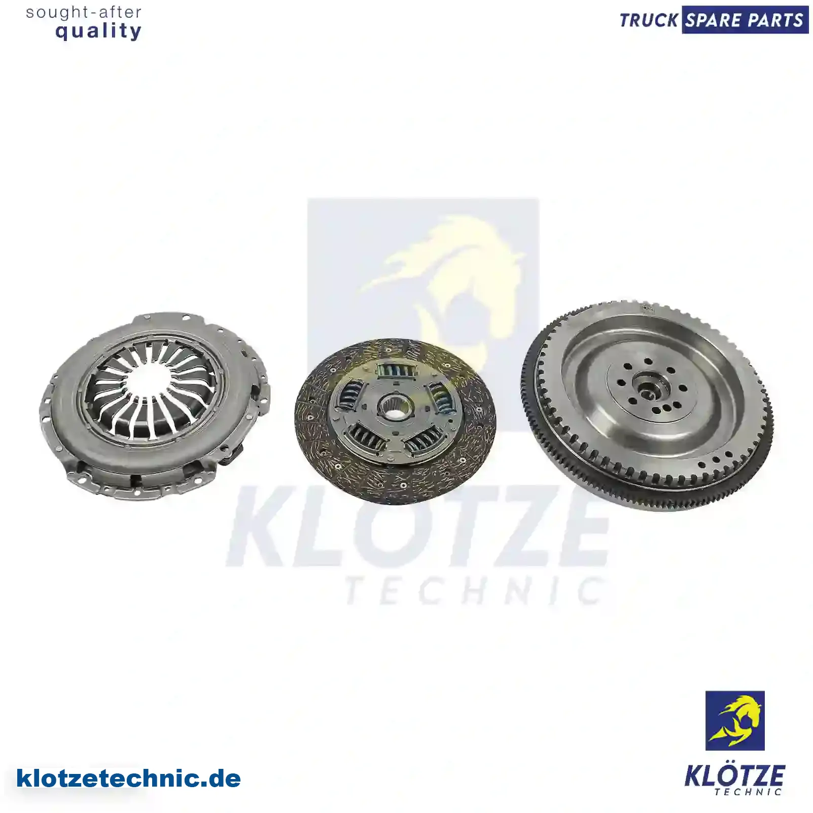 Clutch kit, with rigid flywheel, 6110302005S || Klötze Technic