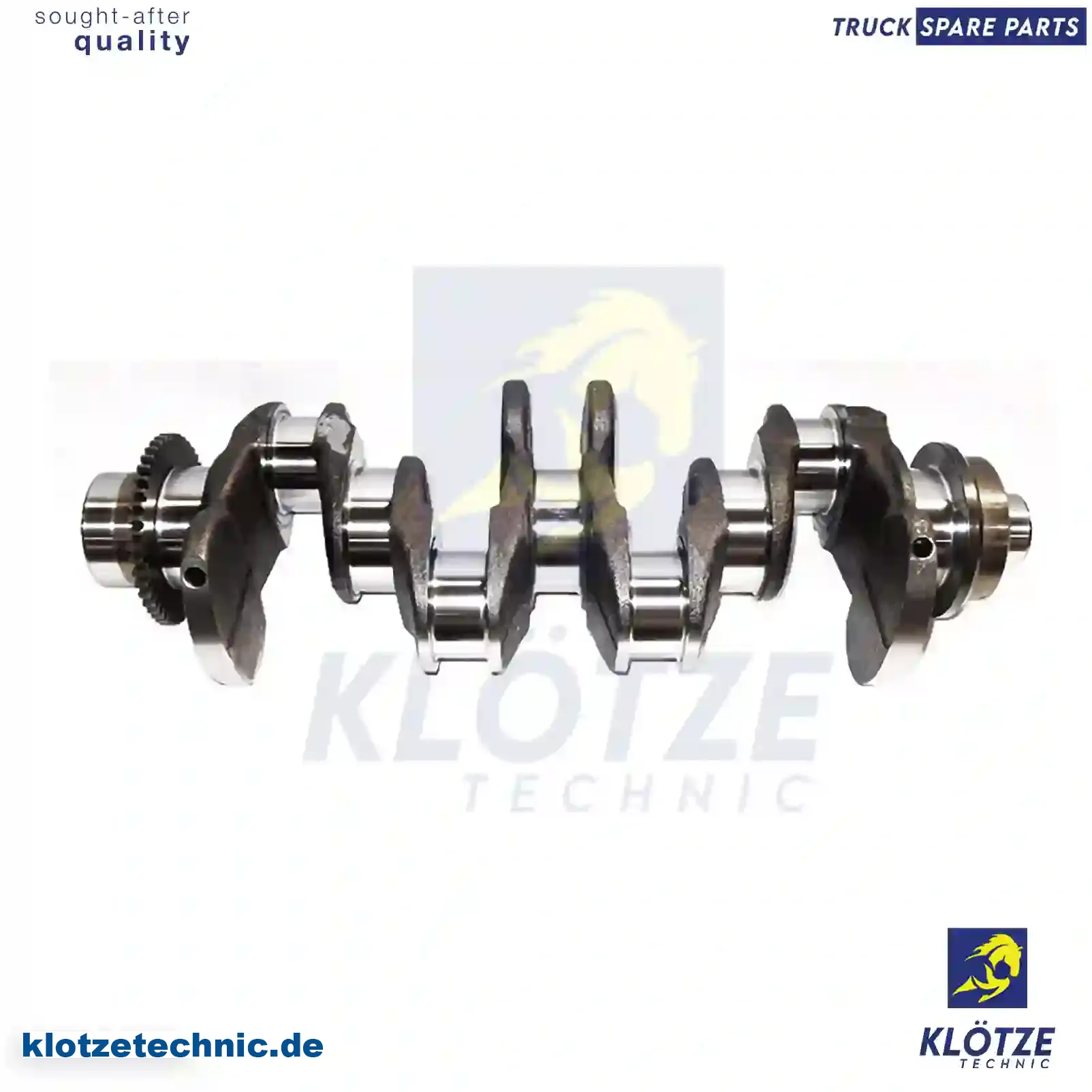 Crankshaft, without bearings, 6110310101, 6110310201, 6110310501, 6460310101, 6460310401, 6460310701 || Klötze Technic