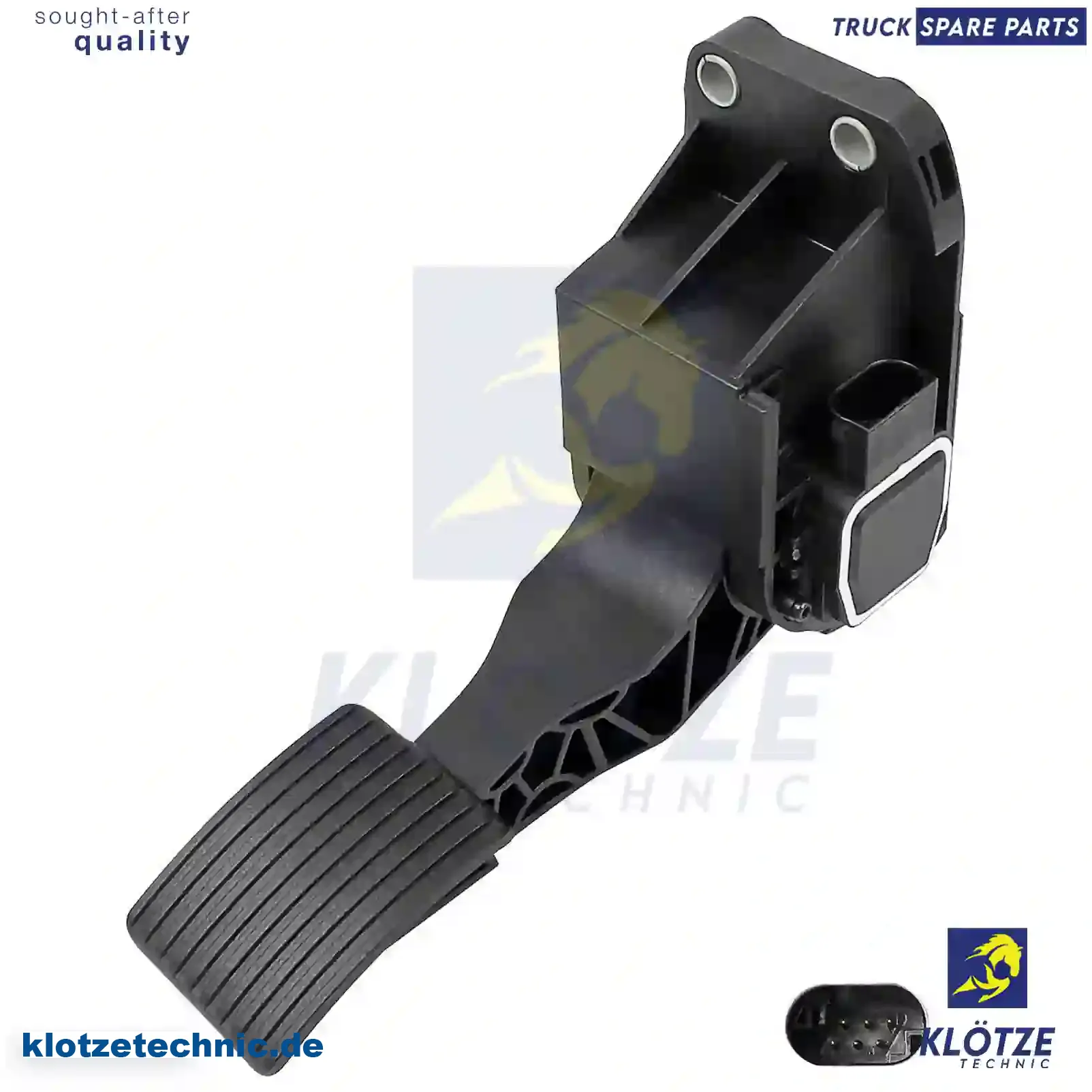 Accelerator pedal, with sensor, 9403000004, 9603000004, ZG60015-0008 || Klötze Technic