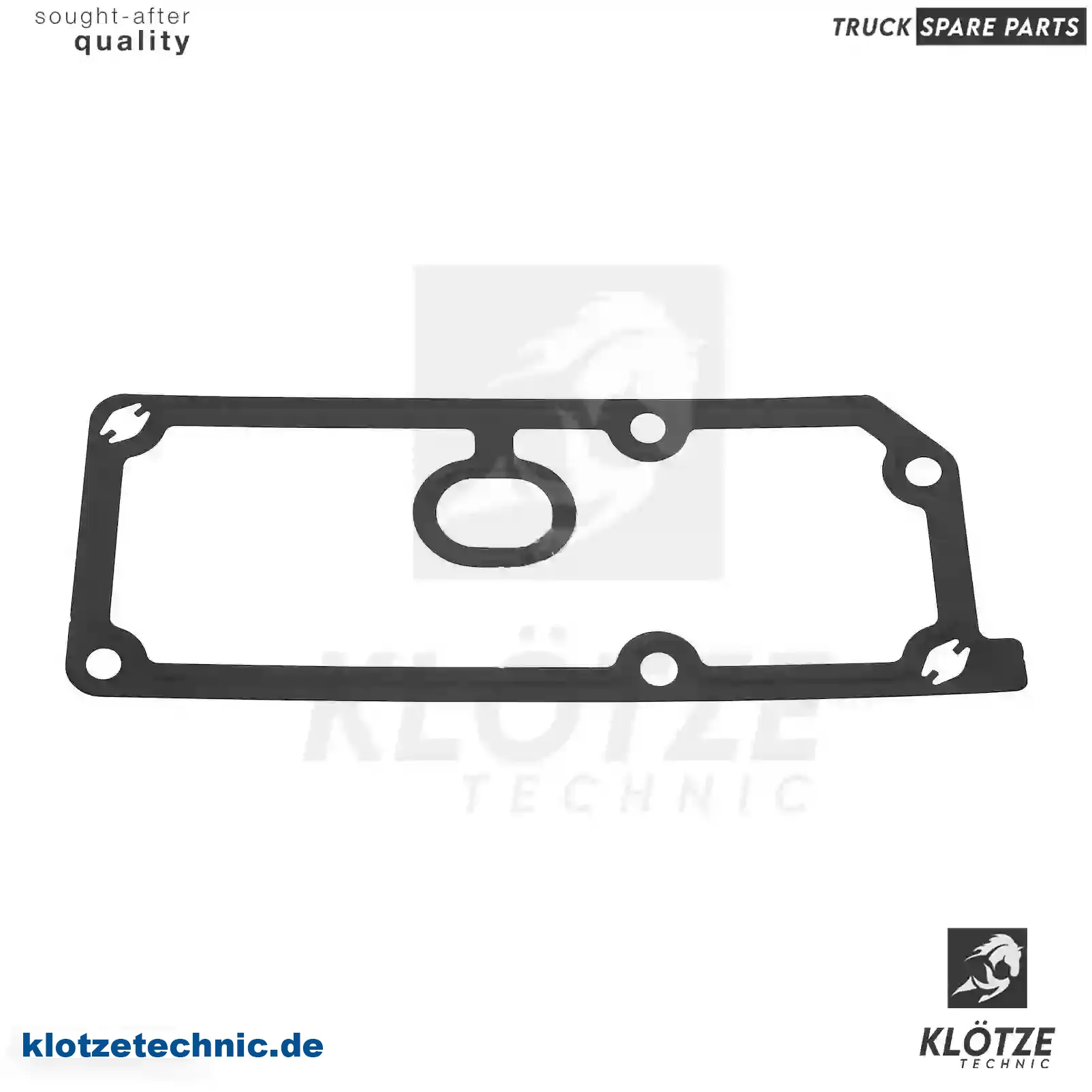 Gasket, oil cleaner, 1774600, 1885869, ZG01233-0008 || Klötze Technic