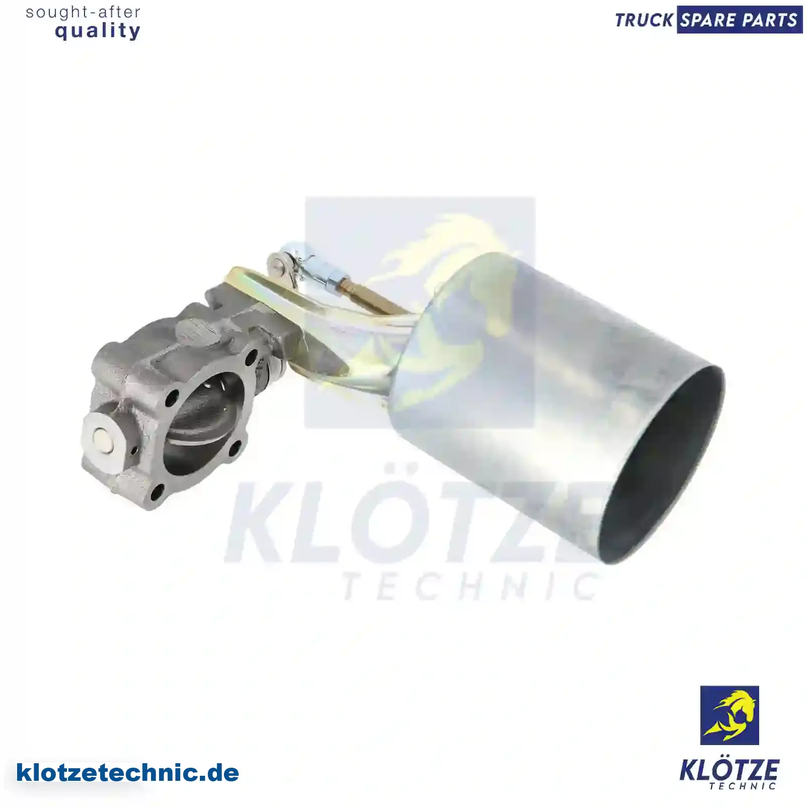 Exhaust brake, complete with cylinder, 9014900104S1, 9014920192S1, 2D0131929 || Klötze Technic