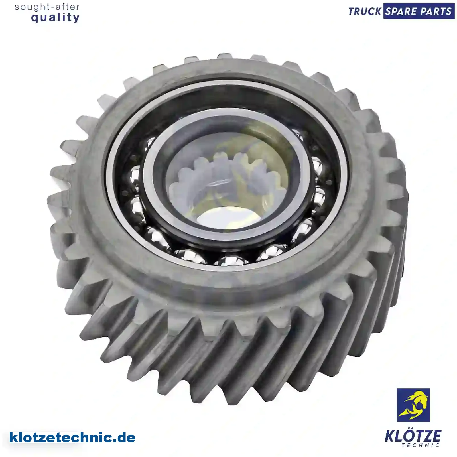 Gear, complete with bearing, 478959 || Klötze Technic