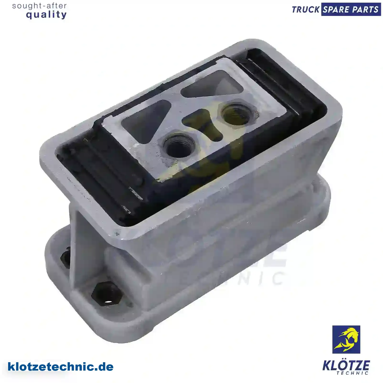 Engine mounting, aluminium, 6202400018, 6202400118, 6202400218, 6202400318, 6202400418, 6202400518, 6452400418, 6452400518, 6452400618, 6452400718, 6452400818 || Klötze Technic