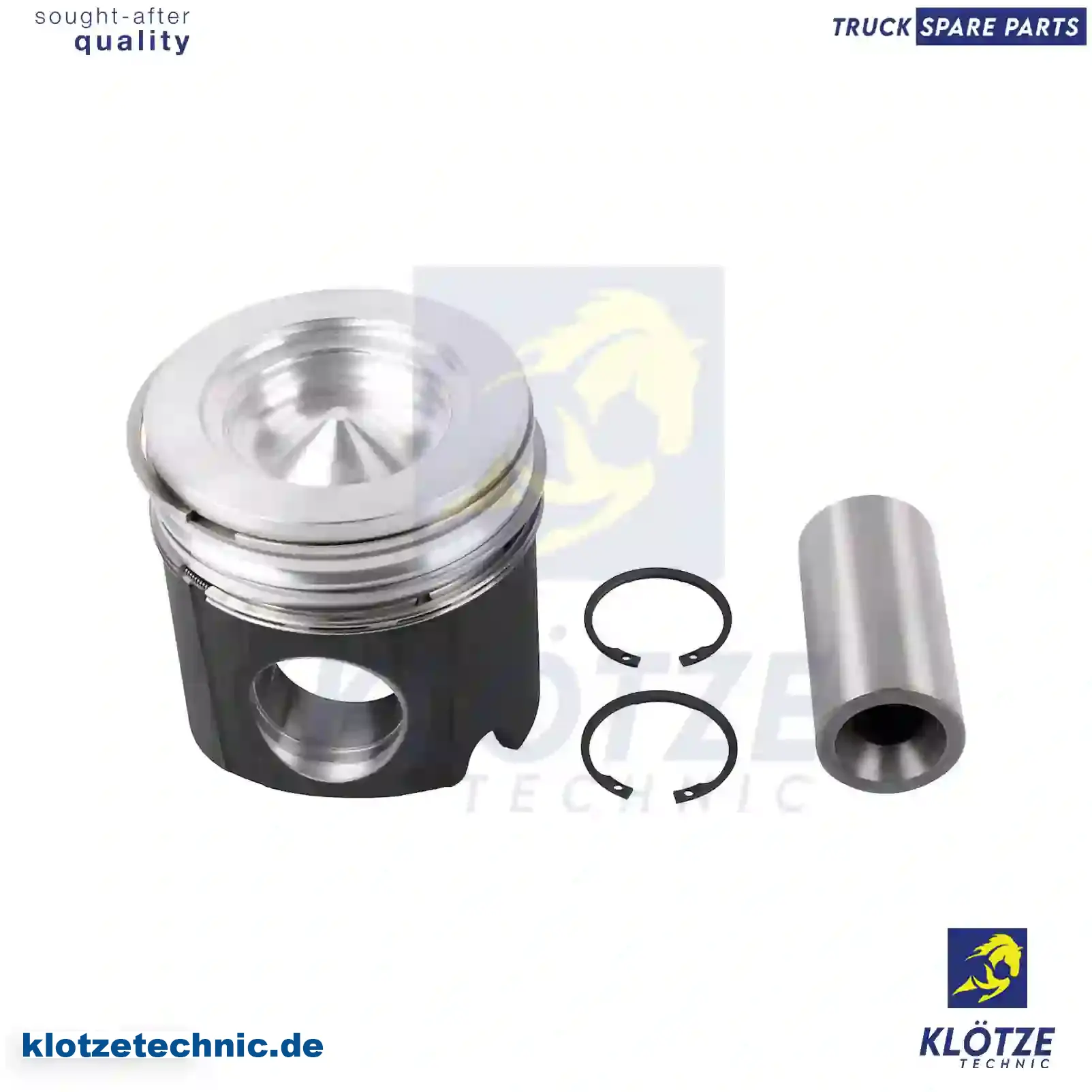 Piston, complete with rings, 02992257, 02996841, 2992257, 2996841 || Klötze Technic