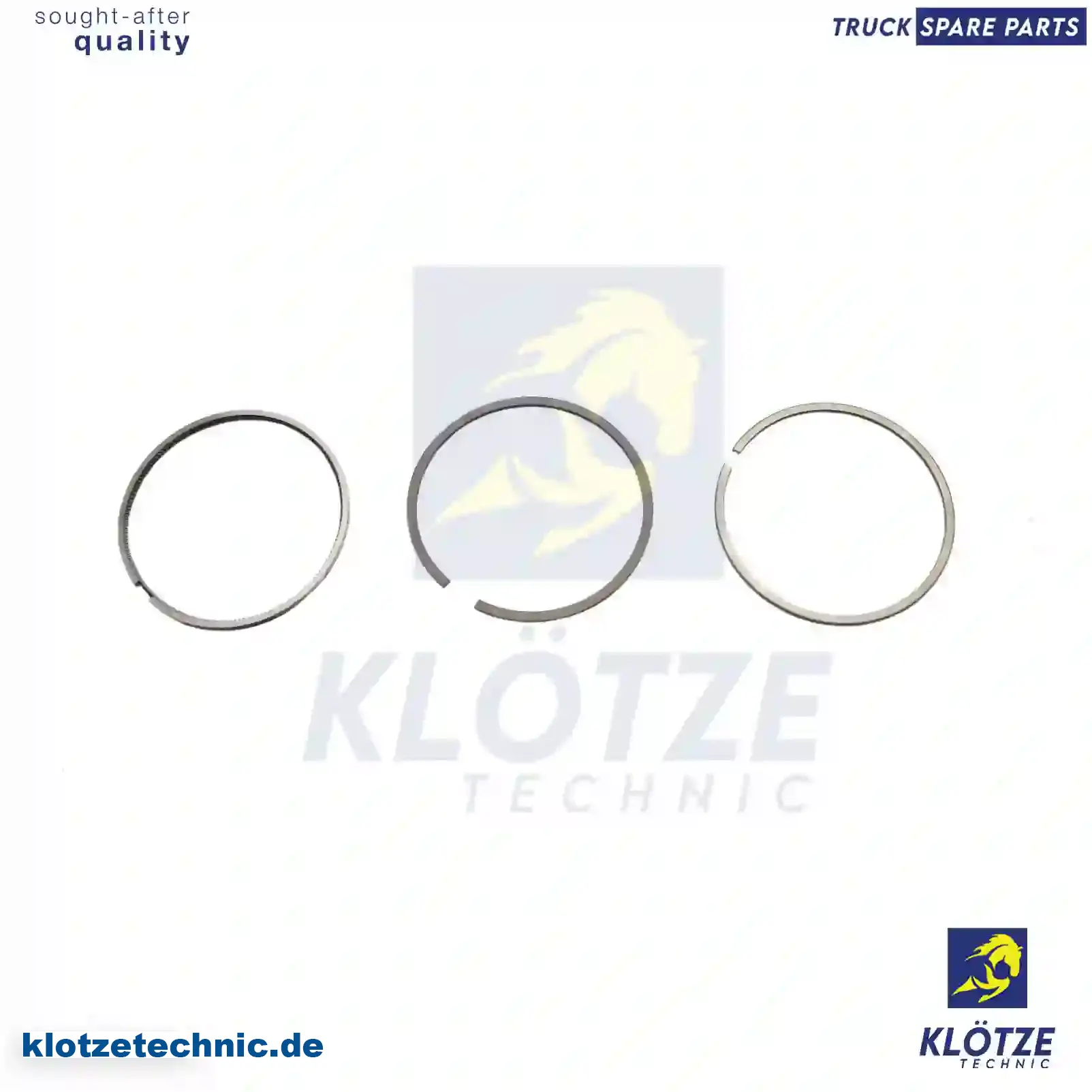 Piston ring kit, 0010375717, 0035866903, 0045861903, 0045862603, 0045864203, 0045865603, 4020300024, 4030371016, 4070300124, 4070370018 || Klötze Technic