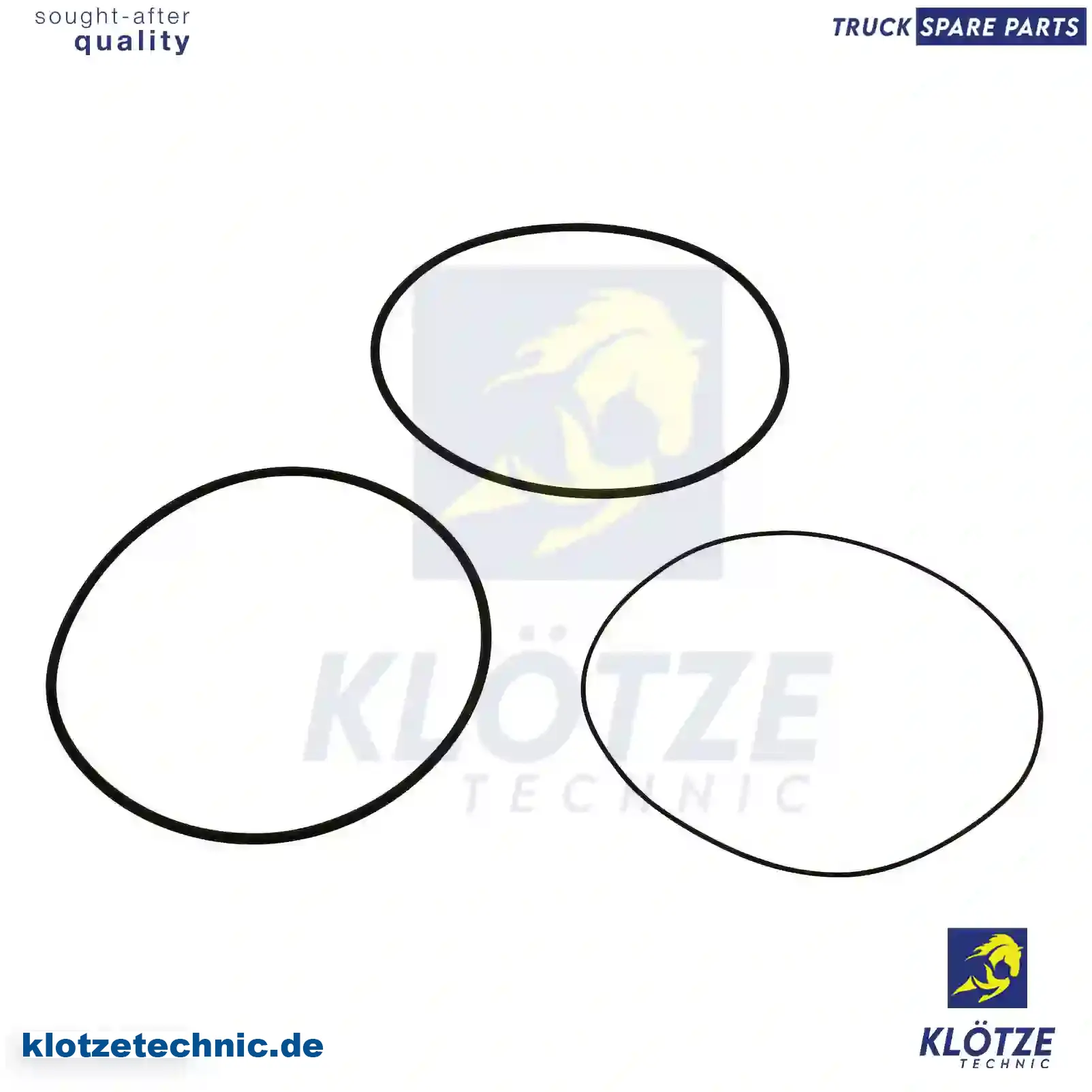 Seal ring kit, black, 0259978348S1 || Klötze Technic