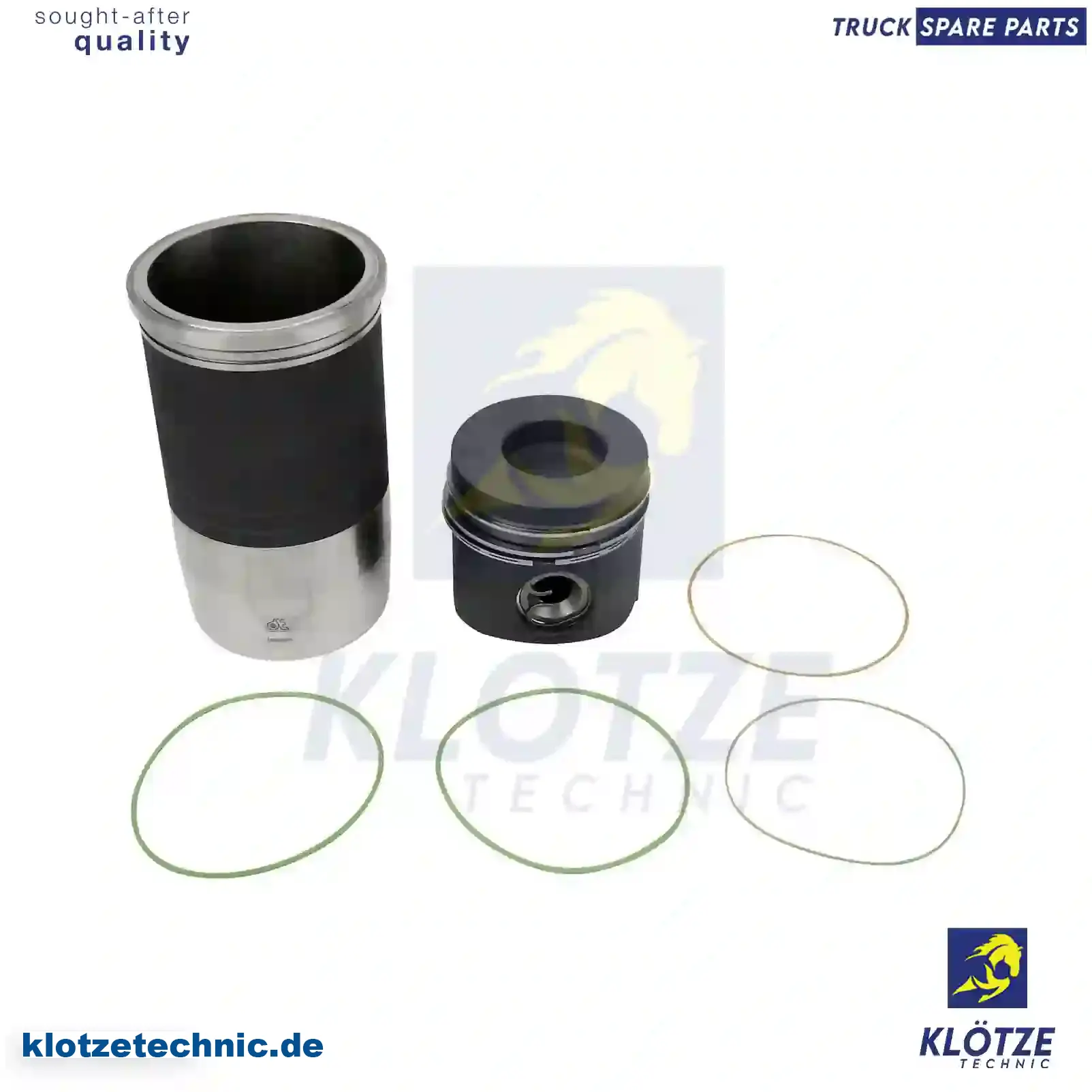 Piston with liner, 4220300137, 44203 || Klötze Technic