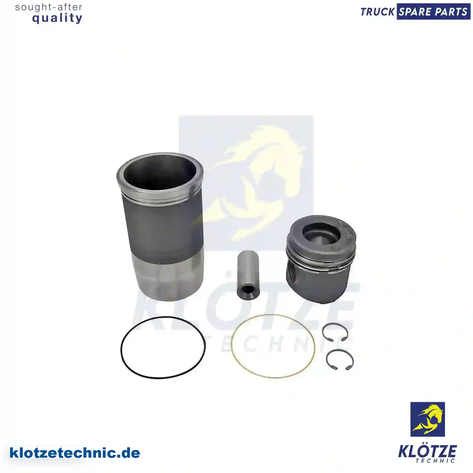 Piston with liner, 4420301237, 4420302237, 4420303037 || Klötze Technic