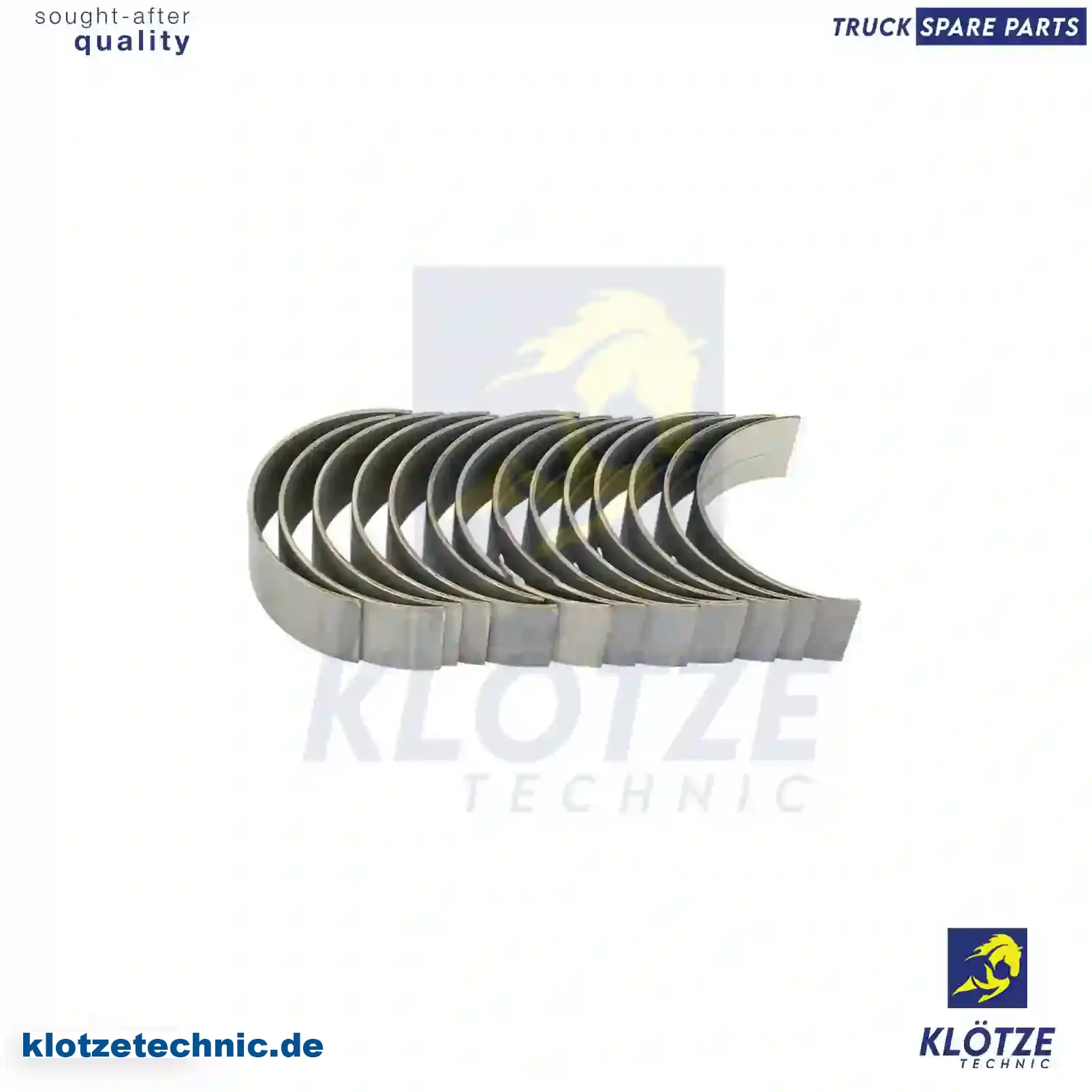 Main bearing kit, 9040300040S1, 9040301340S1, 9260300040S1, 9260300740S1 || Klötze Technic