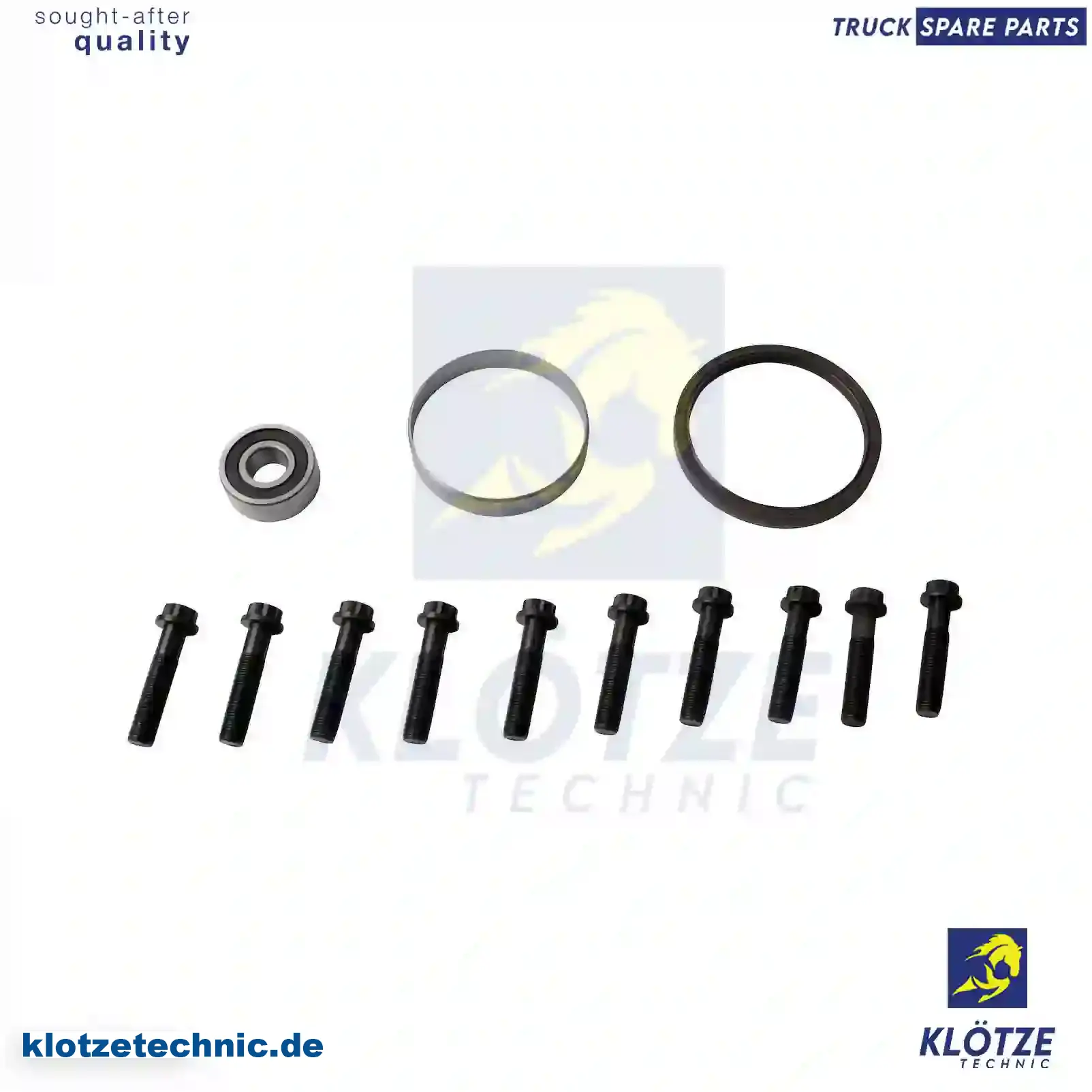 Repair kit, flywheel, 0049812125S, 0109813125S || Klötze Technic