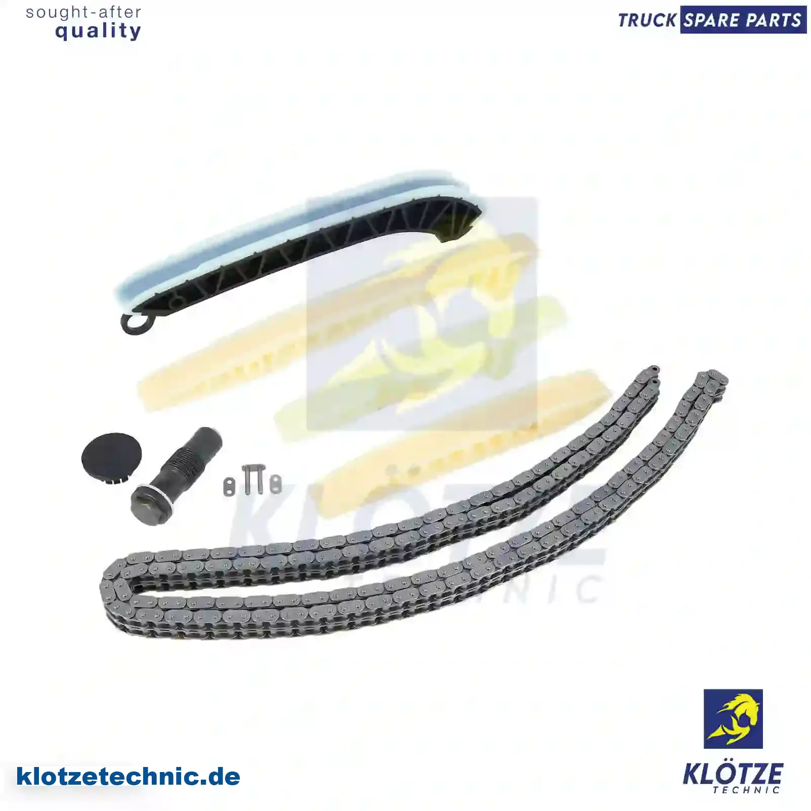 Timing chain kit, with chain lock, 2720500811S1 || Klötze Technic