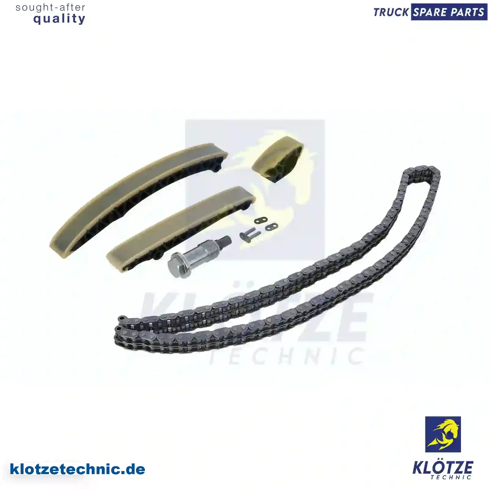 Timing chain kit, with chain lock, 6400500111S1 || Klötze Technic