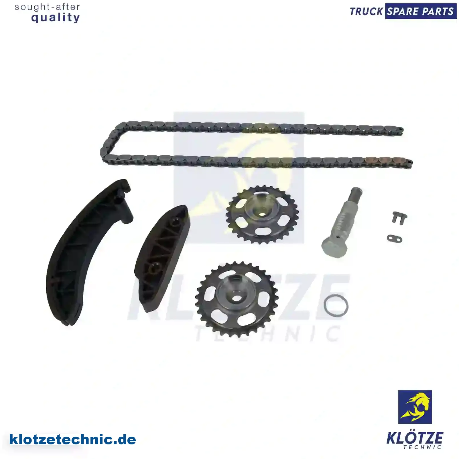 Timing chain kit, with chain lock, 0009938276S || Klötze Technic