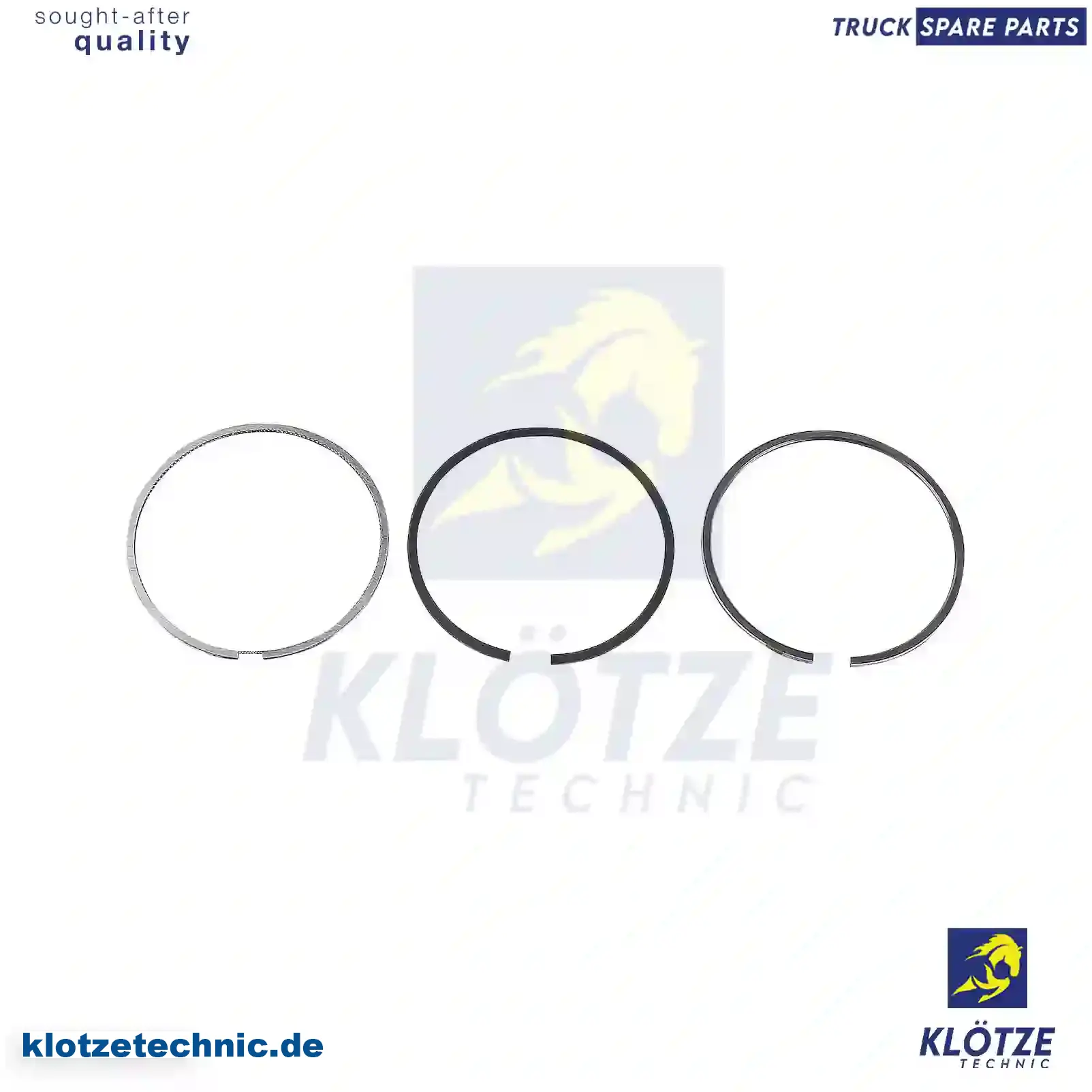 Piston ring kit, 6510300024, 65103 || Klötze Technic