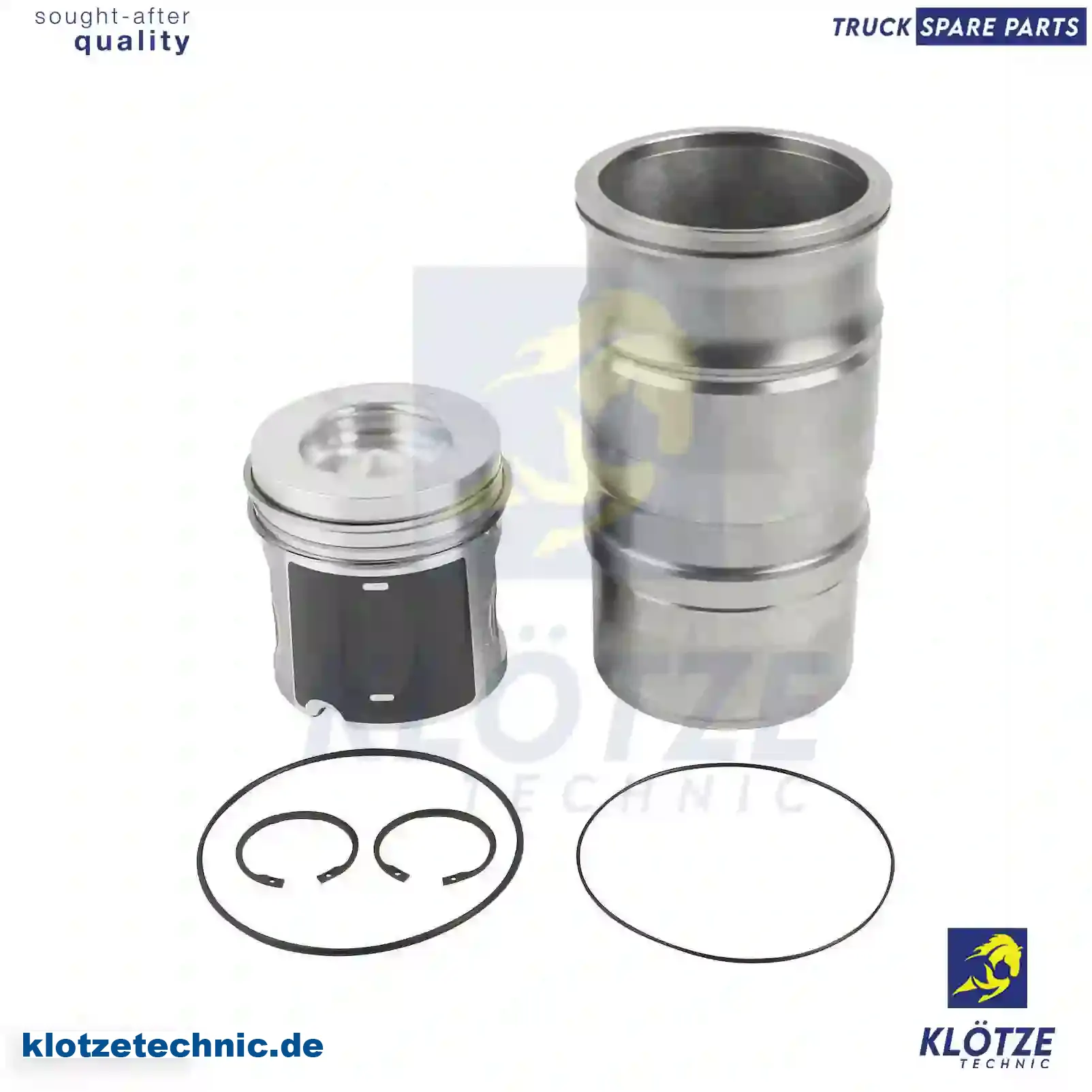 Piston with liner, 8973737, 8989235042, 516441, 551364, ZG01899-0008 || Klötze Technic