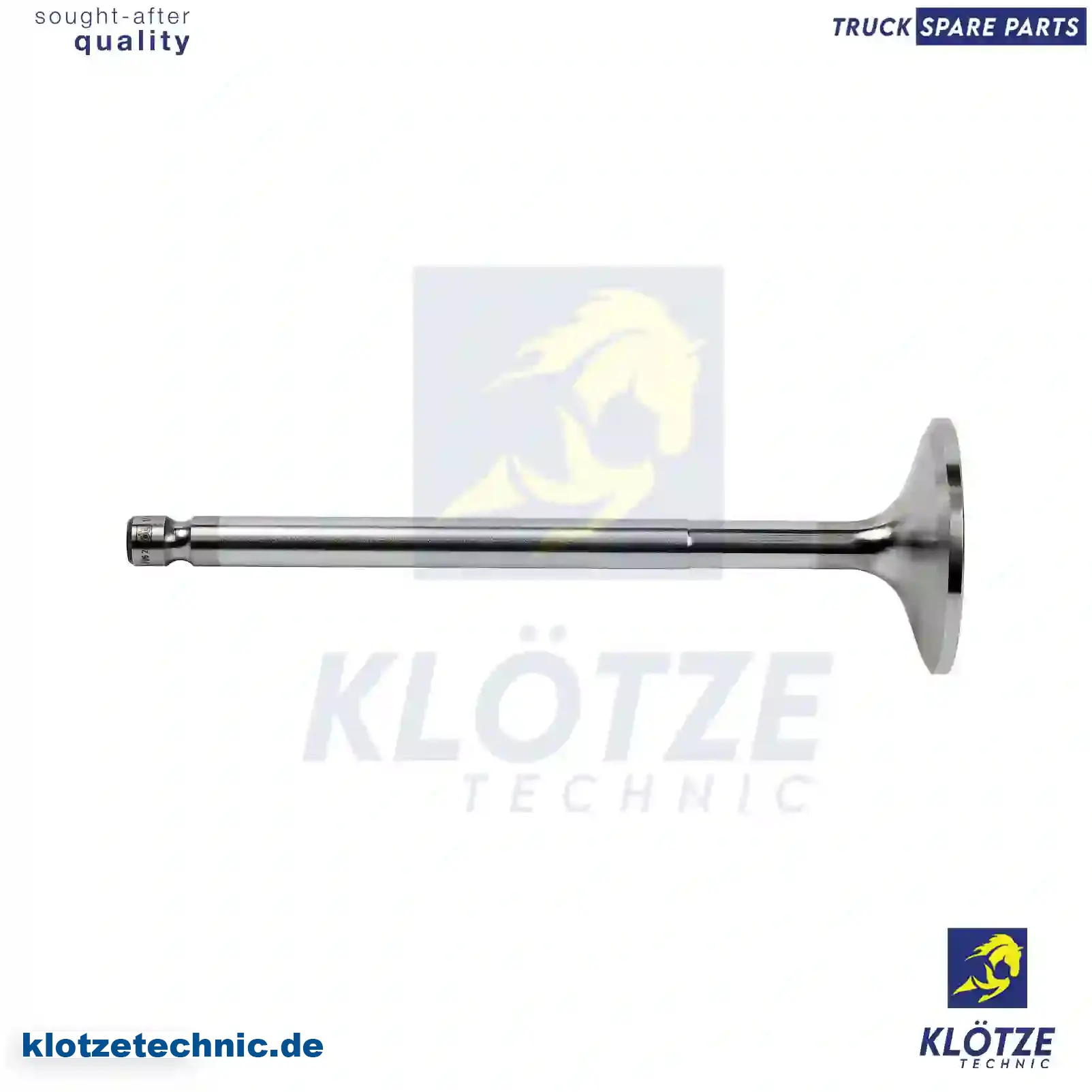 Intake valve, 0266305, 1252495, 1259989, 266305 || Klötze Technic