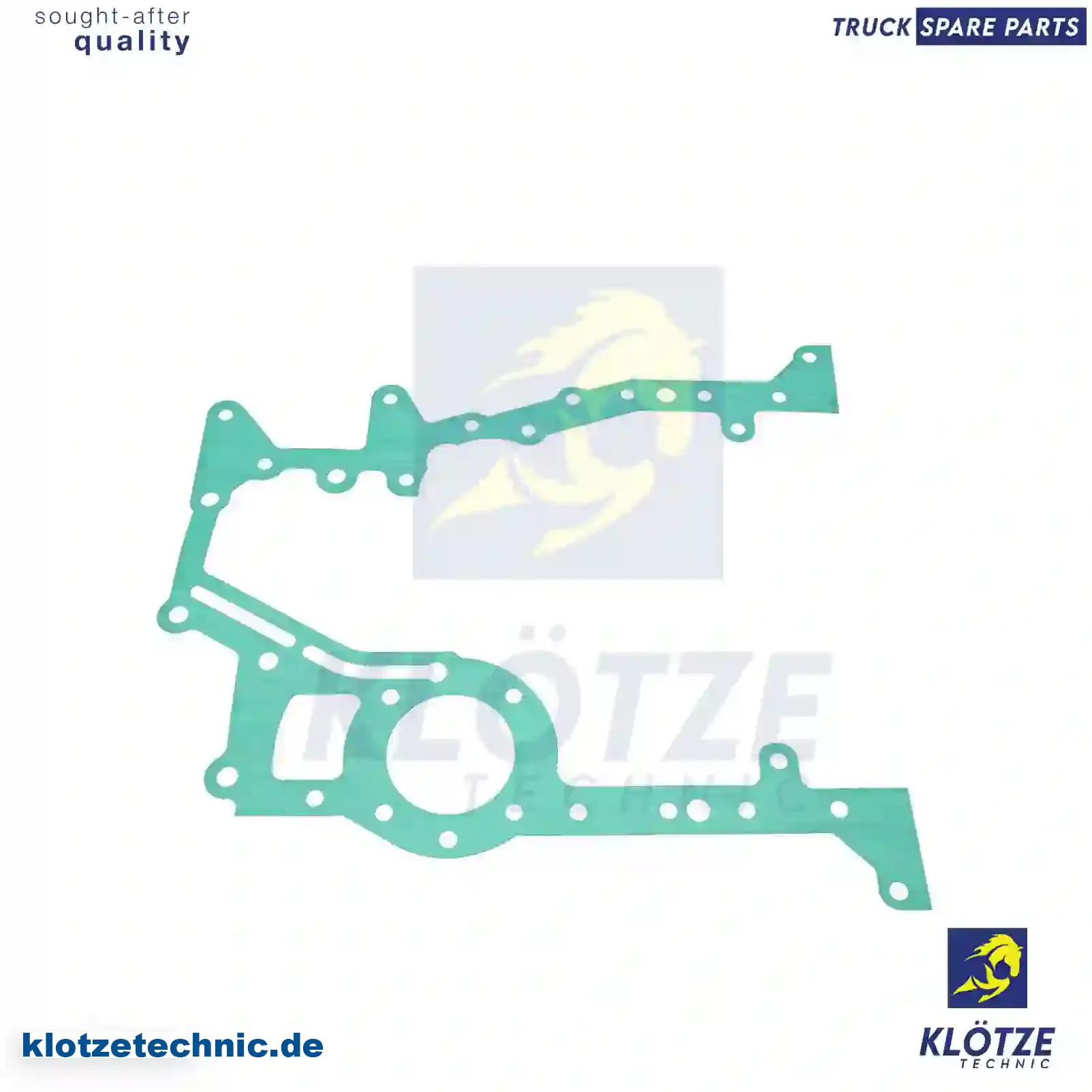 Gasket, timing case, 1310861 || Klötze Technic