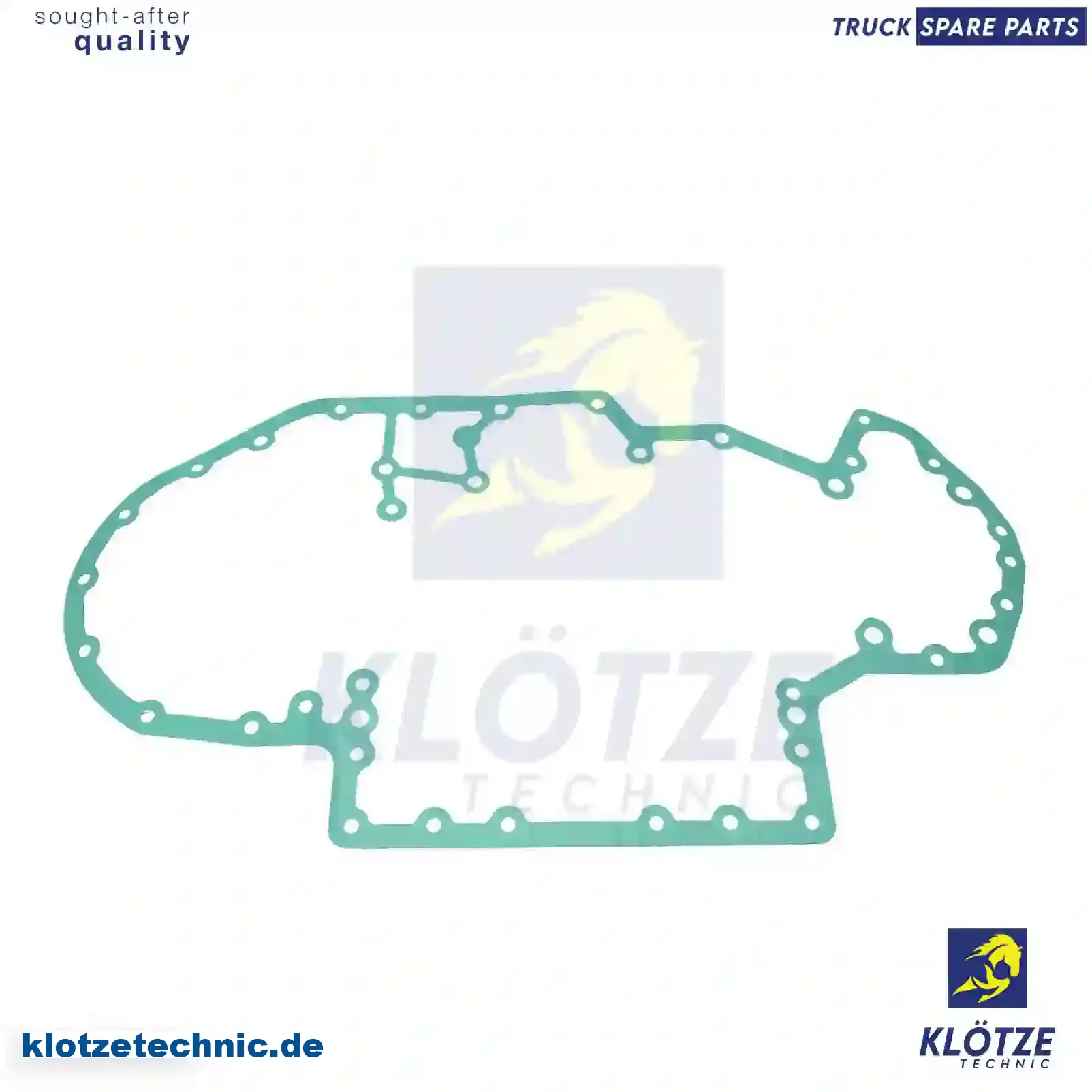 Gasket, cylinder block cover, 1316731 || Klötze Technic