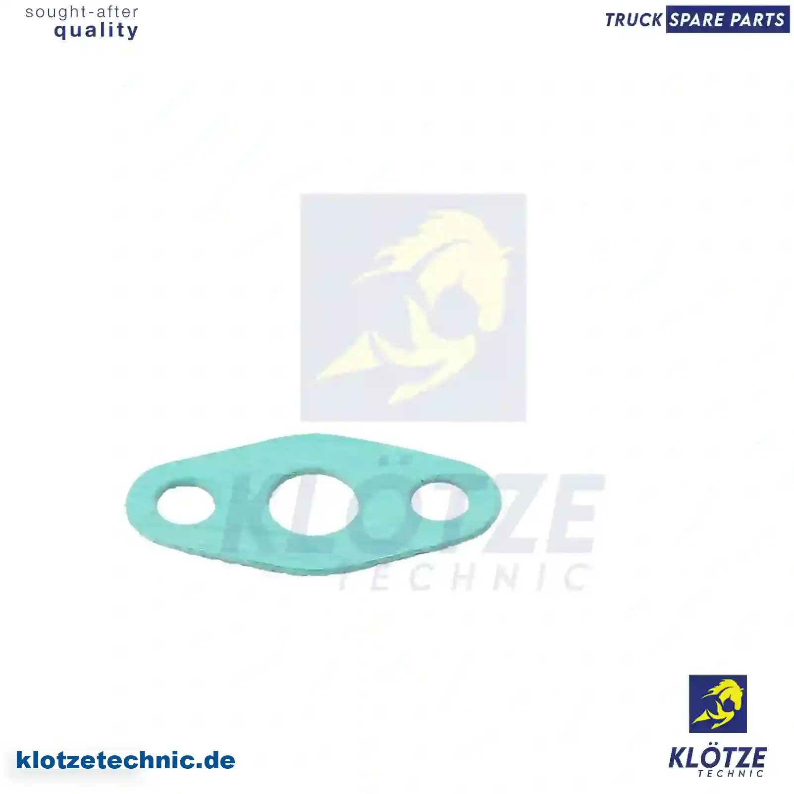 Gasket, turbocharger, 0098367, 0674207, 674207, 98367, ZG01294-0008 || Klötze Technic