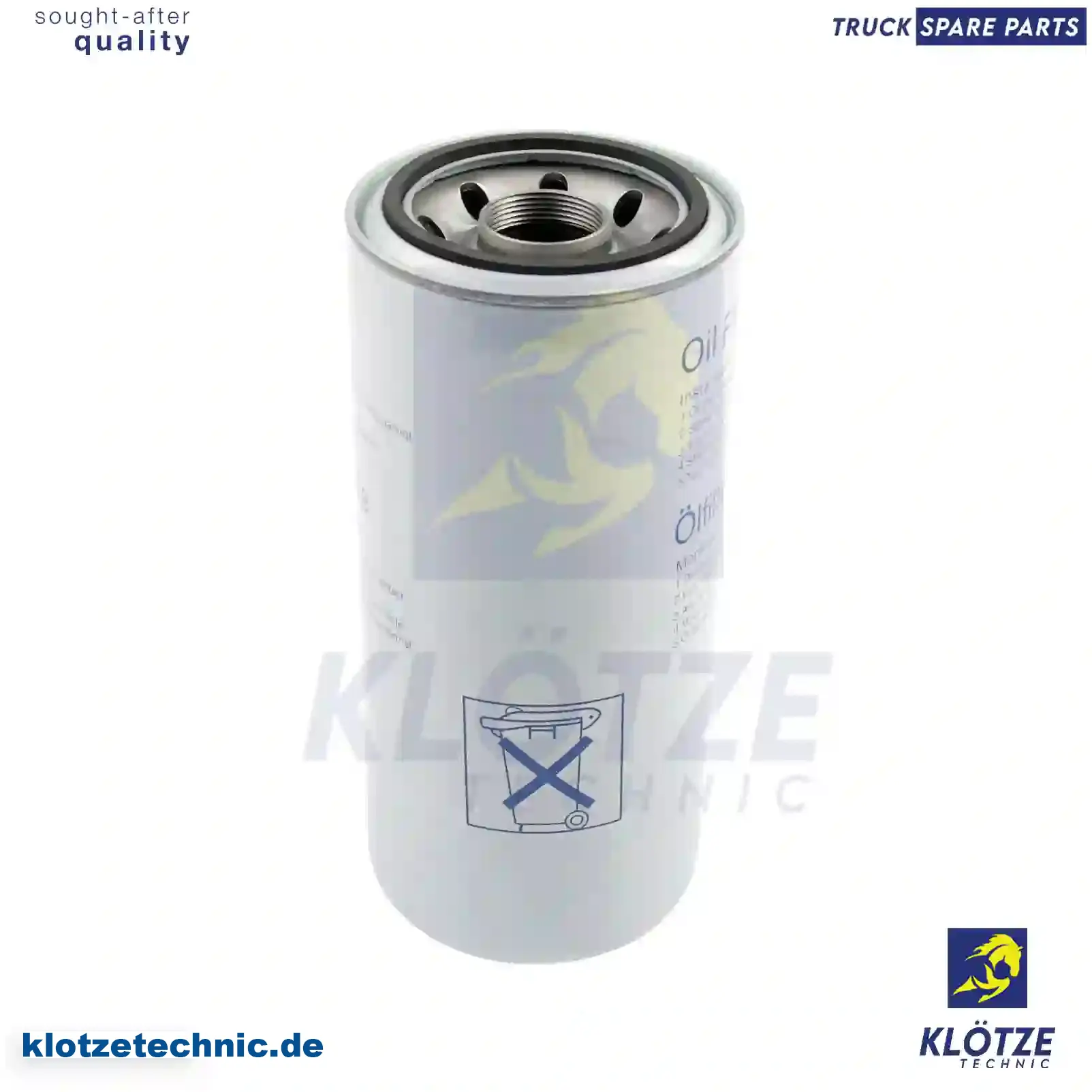 Oil filter, 1310901, 1529643, 10151830, ZG01708-0008 || Klötze Technic