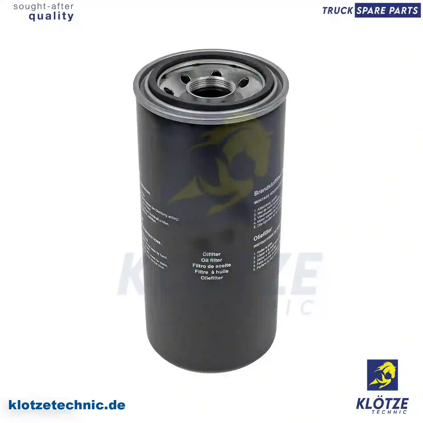 Oil filter, 1327672, 1529644 || Klötze Technic