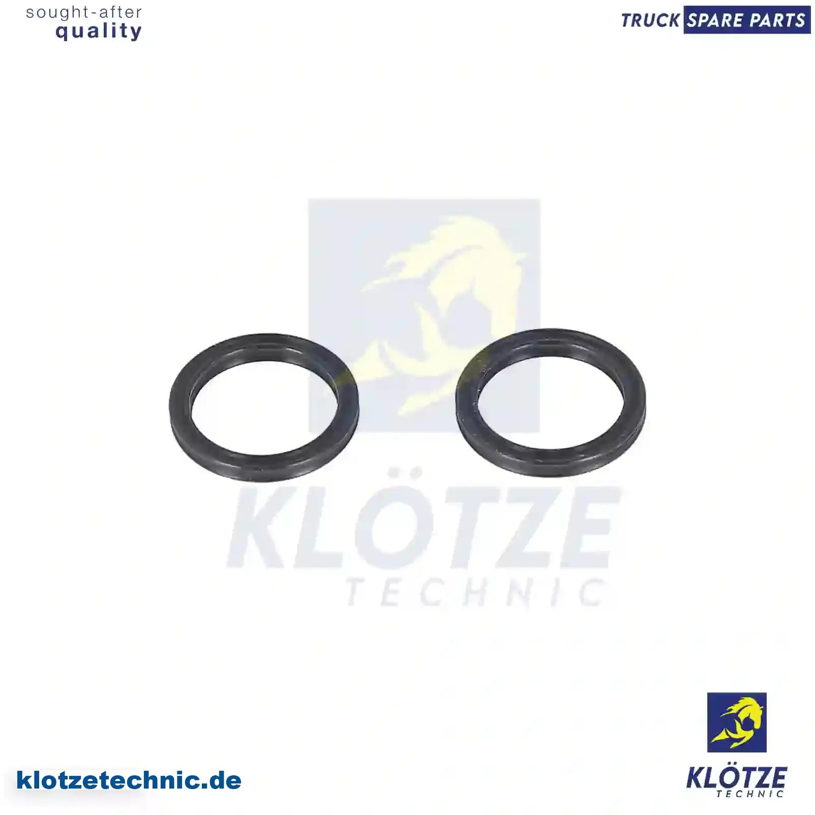 Seal ring kit, oil filter, 1444987, ZG02080-0008 || Klötze Technic