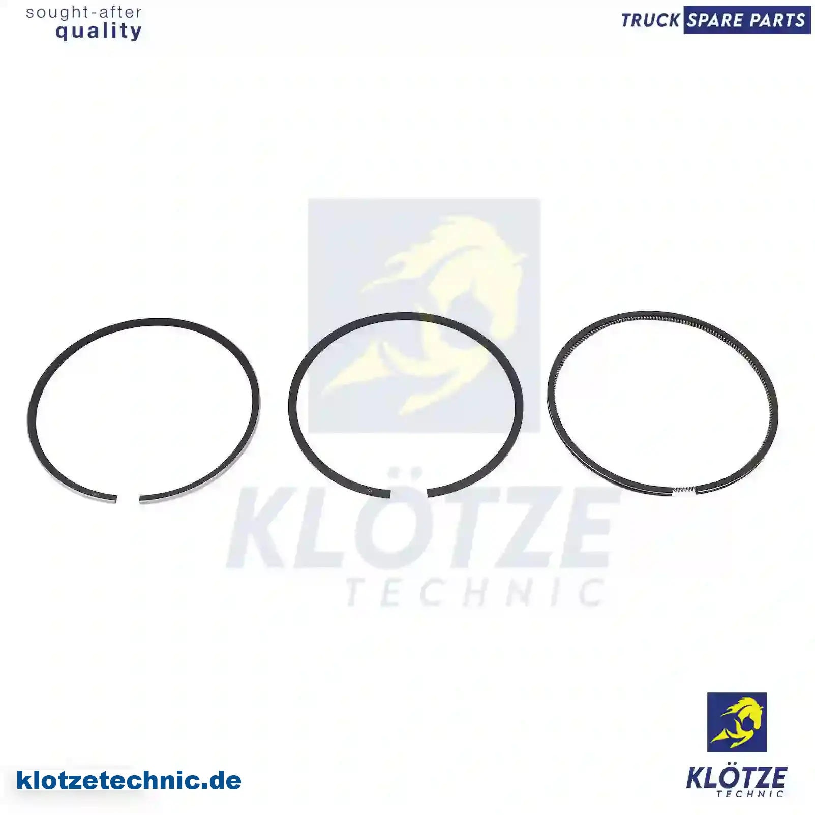 Piston ring kit, 1424902, 170482, 1723174, 1894615, 247573, 550247 || Klötze Technic