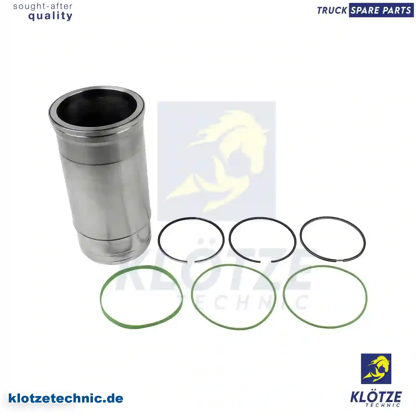 Cylinder liner, with piston rings, 551358, , , || Klötze Technic