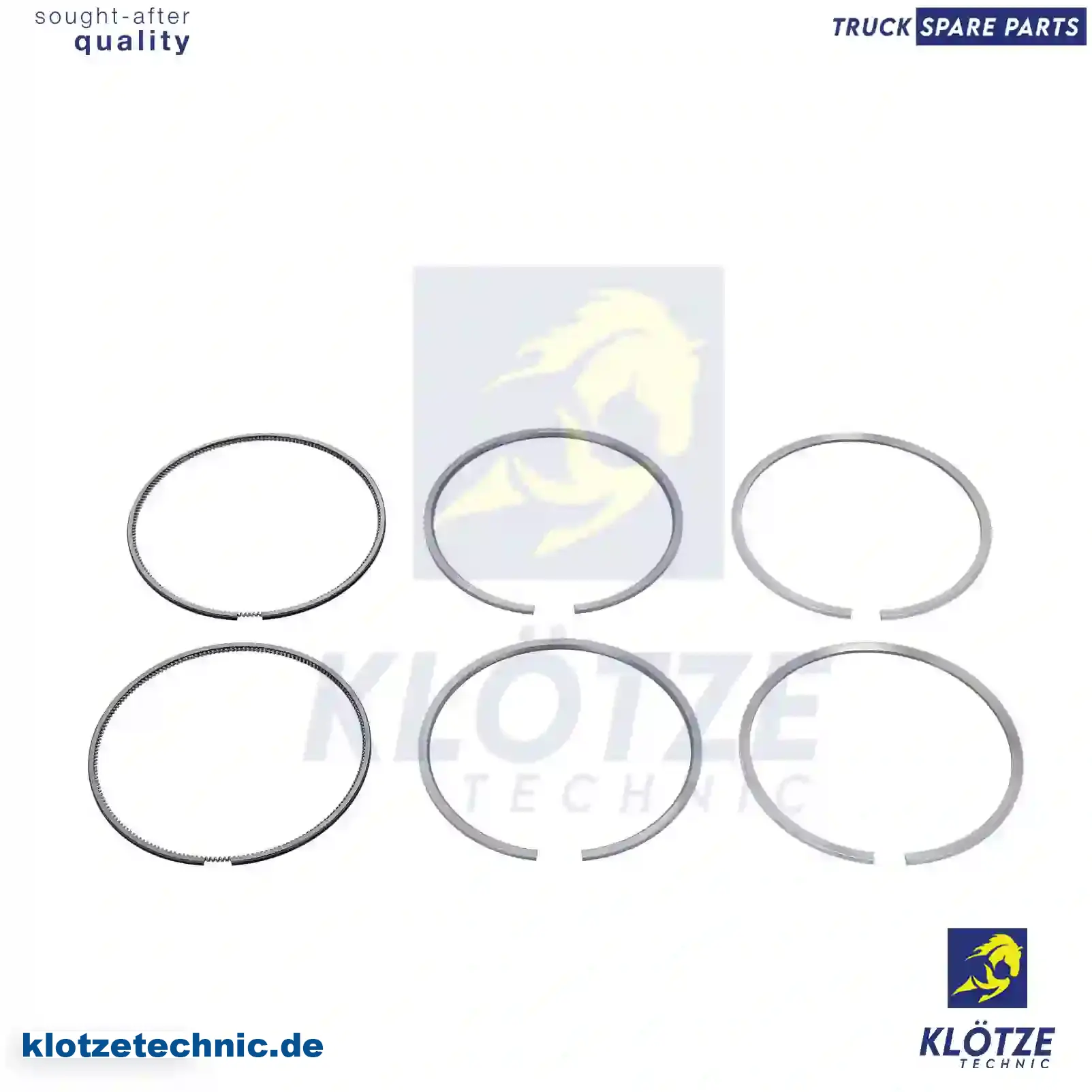 Piston ring kit, 02992039, 500352849, 02992039, 2992039, 500352849, 5001857158 || Klötze Technic