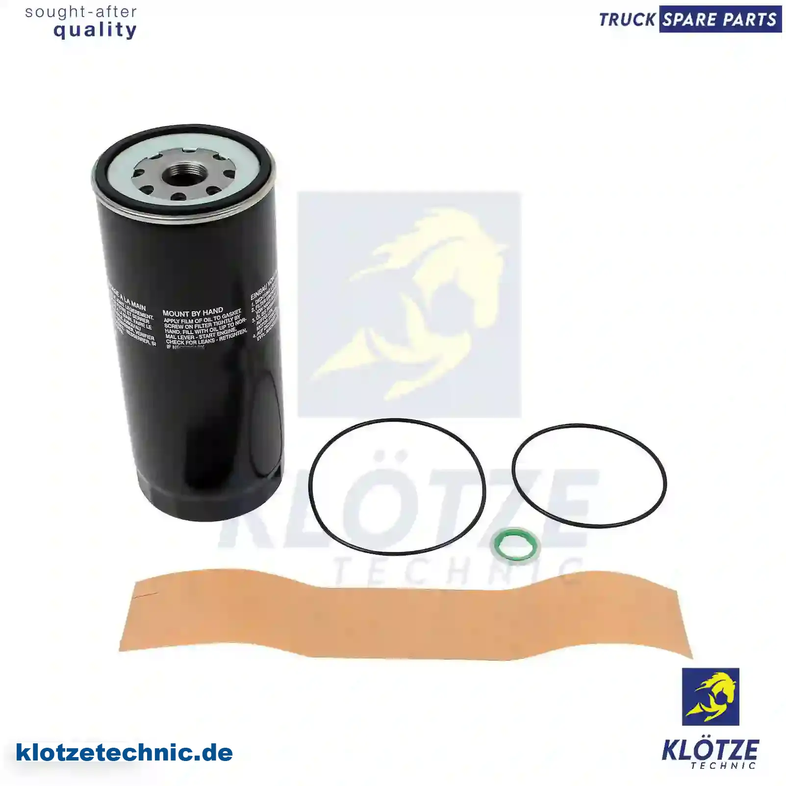 Service kit, filter - S, 562810 || Klötze Technic